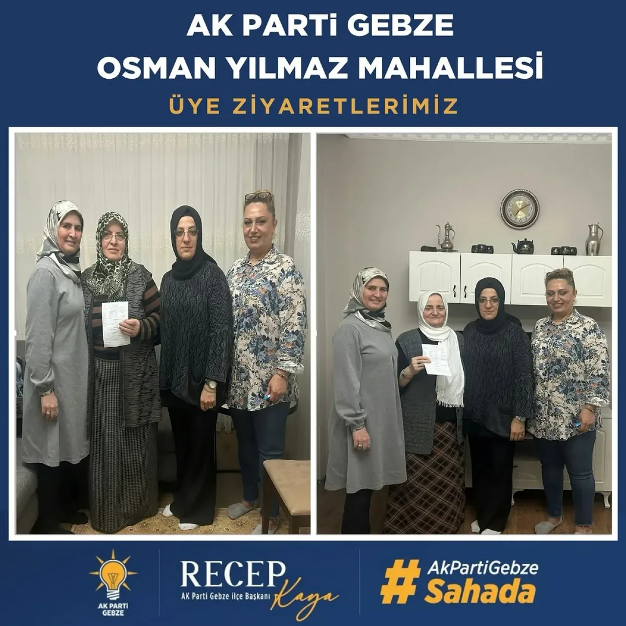 AK Parti Gebze İlçe Teşkilatı, Sandık Bazlı Üye Ziyaretlerini Sürdürüyor AK Parti Gebze İlçe Teşkilatı, Sandık Bazlı Üye Ziyaretlerini Sürdürüyor