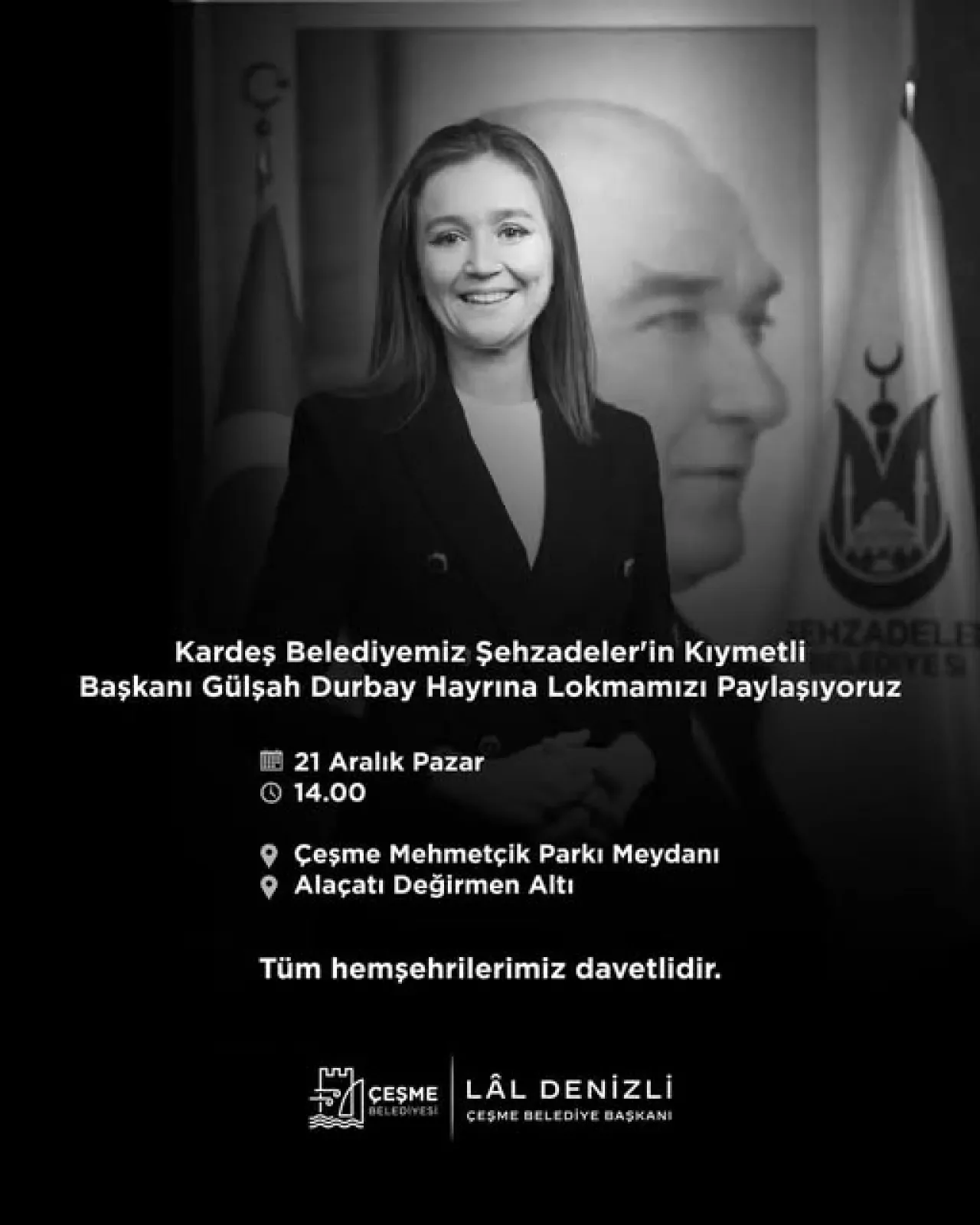 Şehzadeler Belediye Başkanı Gülşah Durbay Adına Çeşme'de Lokma Hayrı Şehzadeler Belediye Başkanı Gülşah Durbay Adına Çeşme'de Lokma Hayrı