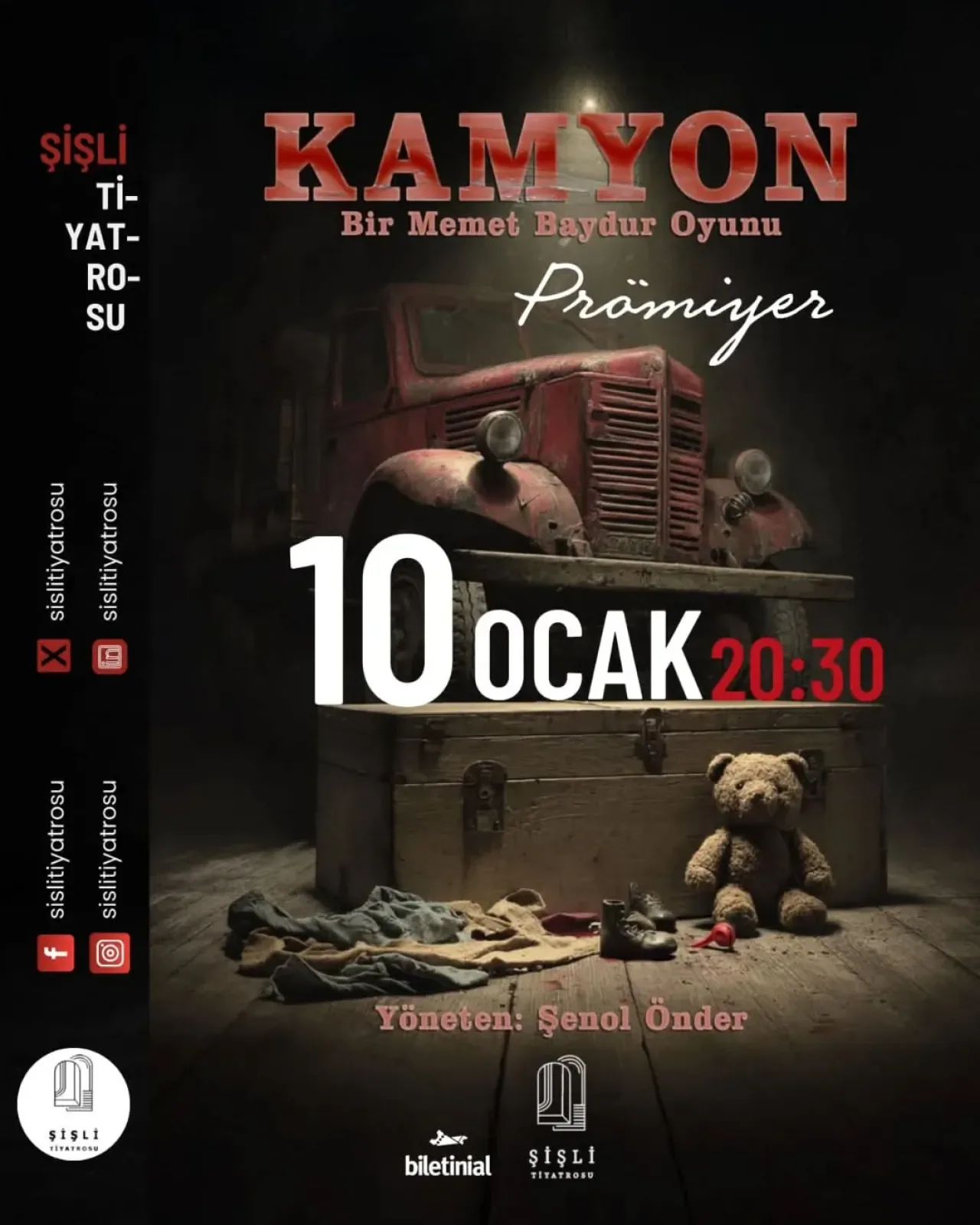 Mehmet Baydur'un "Kamyon" Oyunu Şişli Tiyatrosu'nda Prömiyer Yapıyor Mehmet Baydur'un "Kamyon" Oyunu Şişli Tiyatrosu'nda Prömiyer Yapıyor