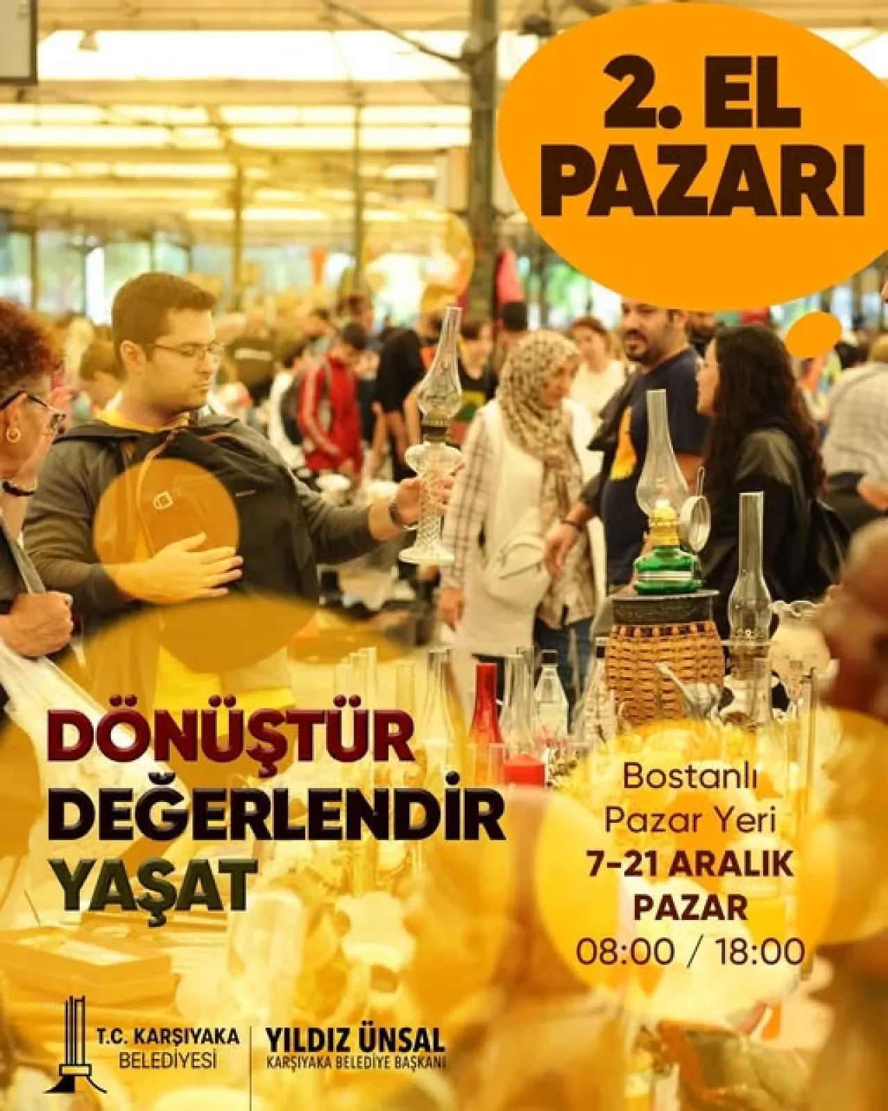 Karşıyaka'da Kullanılmayan Eşyalar İkinci El Pazarla Değer Kazanıyor Karşıyaka'da Kullanılmayan Eşyalar İkinci El Pazarla Değer Kazanıyor