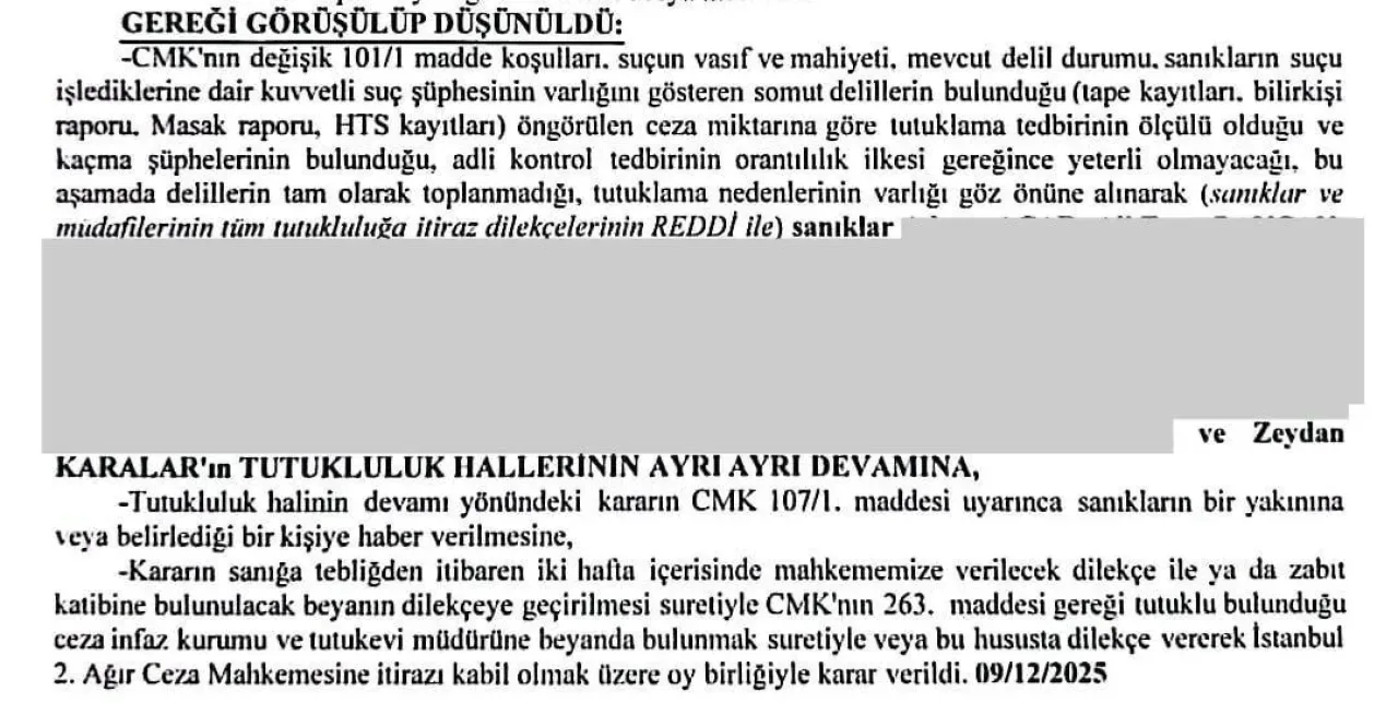 Adana Belediye Başkanı Zeydan Karalar'dan Tutukluluk Kararına İlişkin Açıklama Adana Belediye Başkanı Zeydan Karalar'dan Tutukluluk Kararına İlişkin Açıklama
