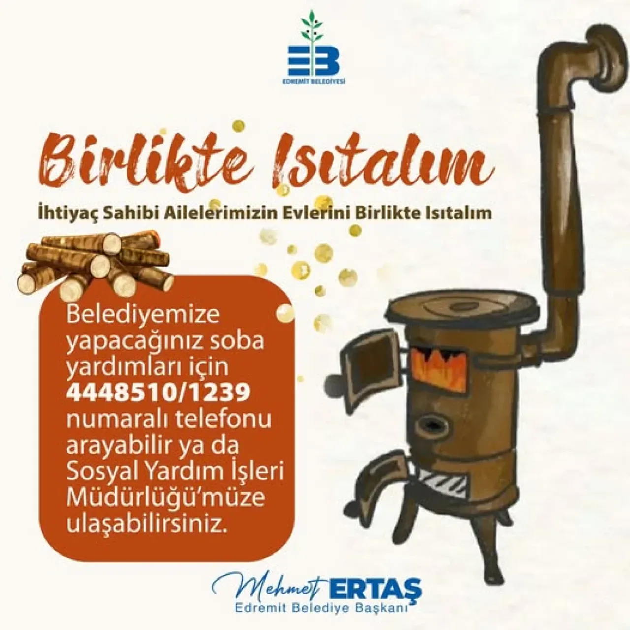 Edremit Belediyesi'nden Soba Bağışı Kampanyası: İhtiyaç Sahibi Ailelere Destek Edremit Belediyesi'nden Soba Bağışı Kampanyası: İhtiyaç Sahibi Ailelere Destek