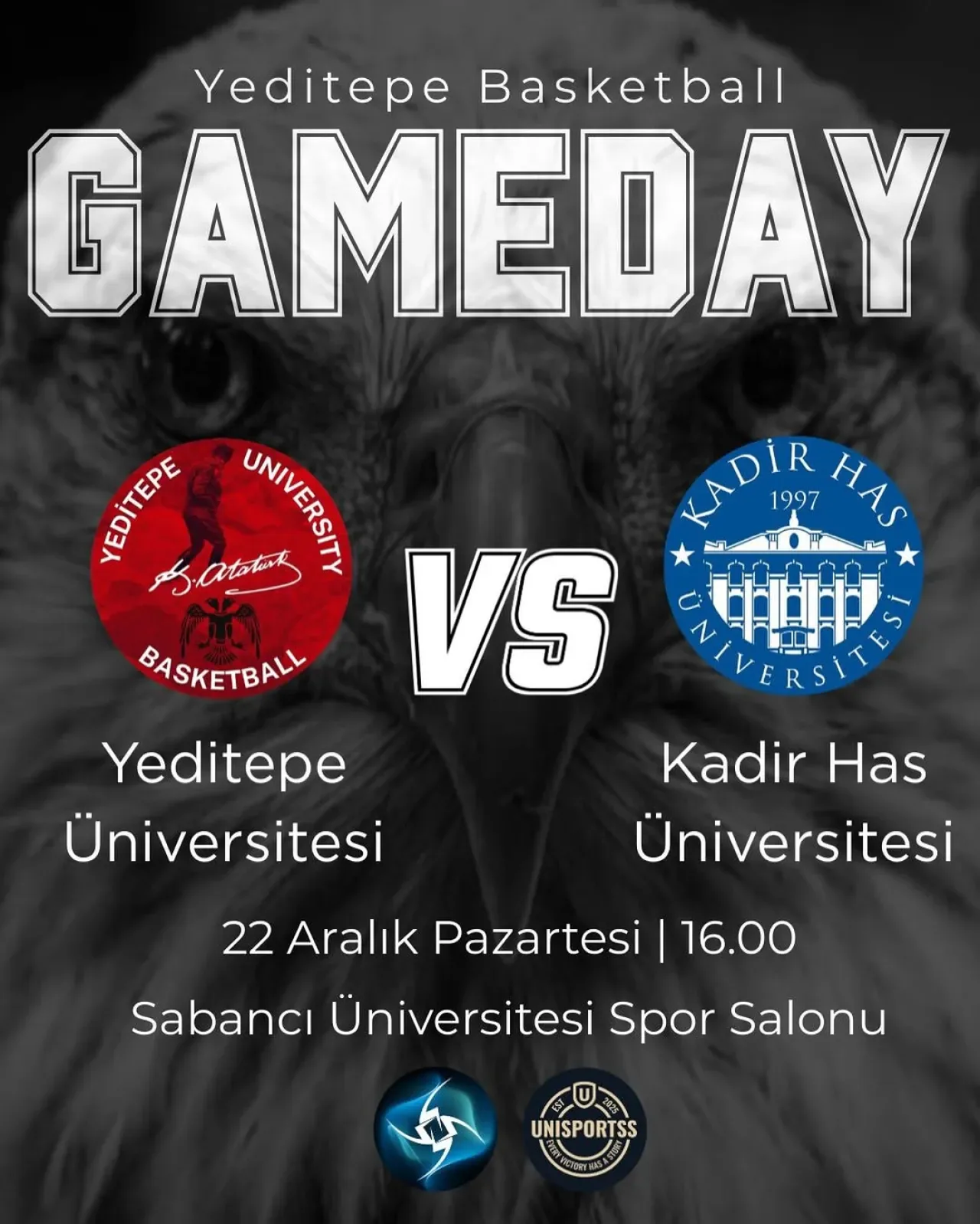 Yeditepe Üniversitesi Spor Kulübü, Lige Kadir Has Üniversitesi Maçı ile Devam Ediyor Yeditepe Üniversitesi Spor Kulübü, Lige Kadir Has Üniversitesi Maçı ile Devam Ediyor