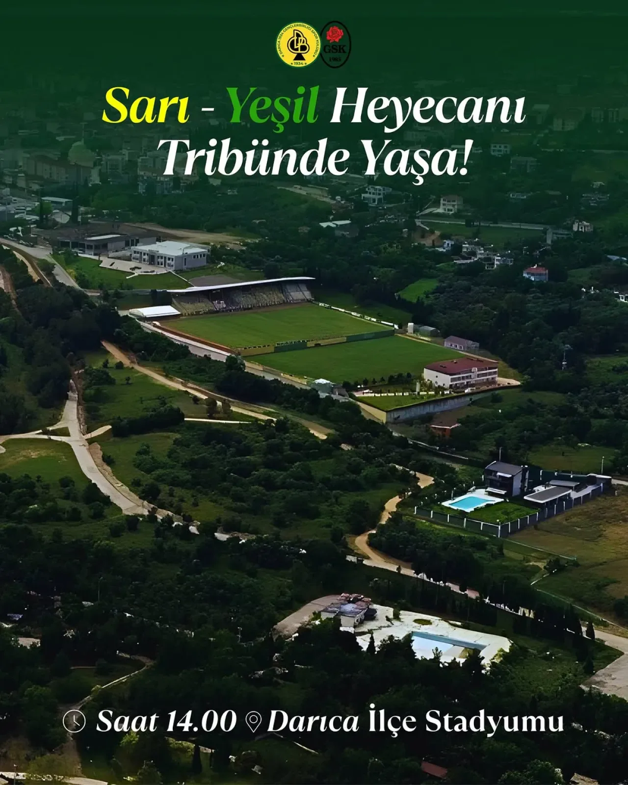 Darıca Gençlerbirliği Taraftarlarını Stadı Doldurmaya Çağırıyor Darıca Gençlerbirliği Taraftarlarını Stadı Doldurmaya Çağırıyor