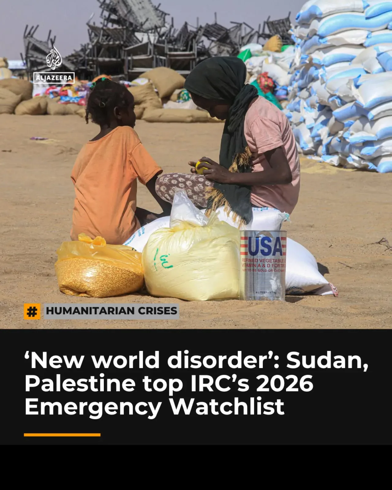 IRC Raporu: Sudan ve Filistin Dünyanın En Büyük İnsani Krizleri ile Karşı Karşıya IRC Raporu: Sudan ve Filistin Dünyanın En Büyük İnsani Krizleri ile Karşı Karşıya