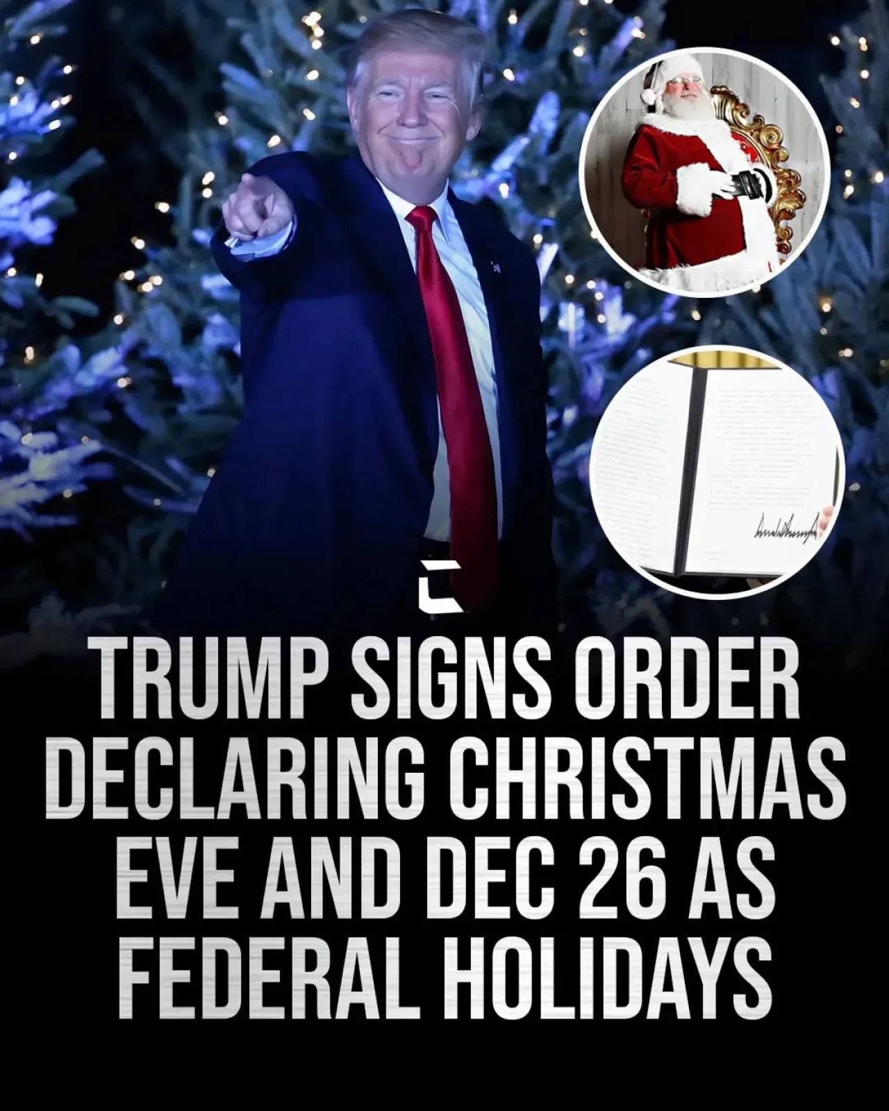 ABD Başkanı Trump, 2025'te Federal Çalışanlara Noel'de Ekstra Tatil İlan Etti ABD Başkanı Trump, 2025'te Federal Çalışanlara Noel'de Ekstra Tatil İlan Etti