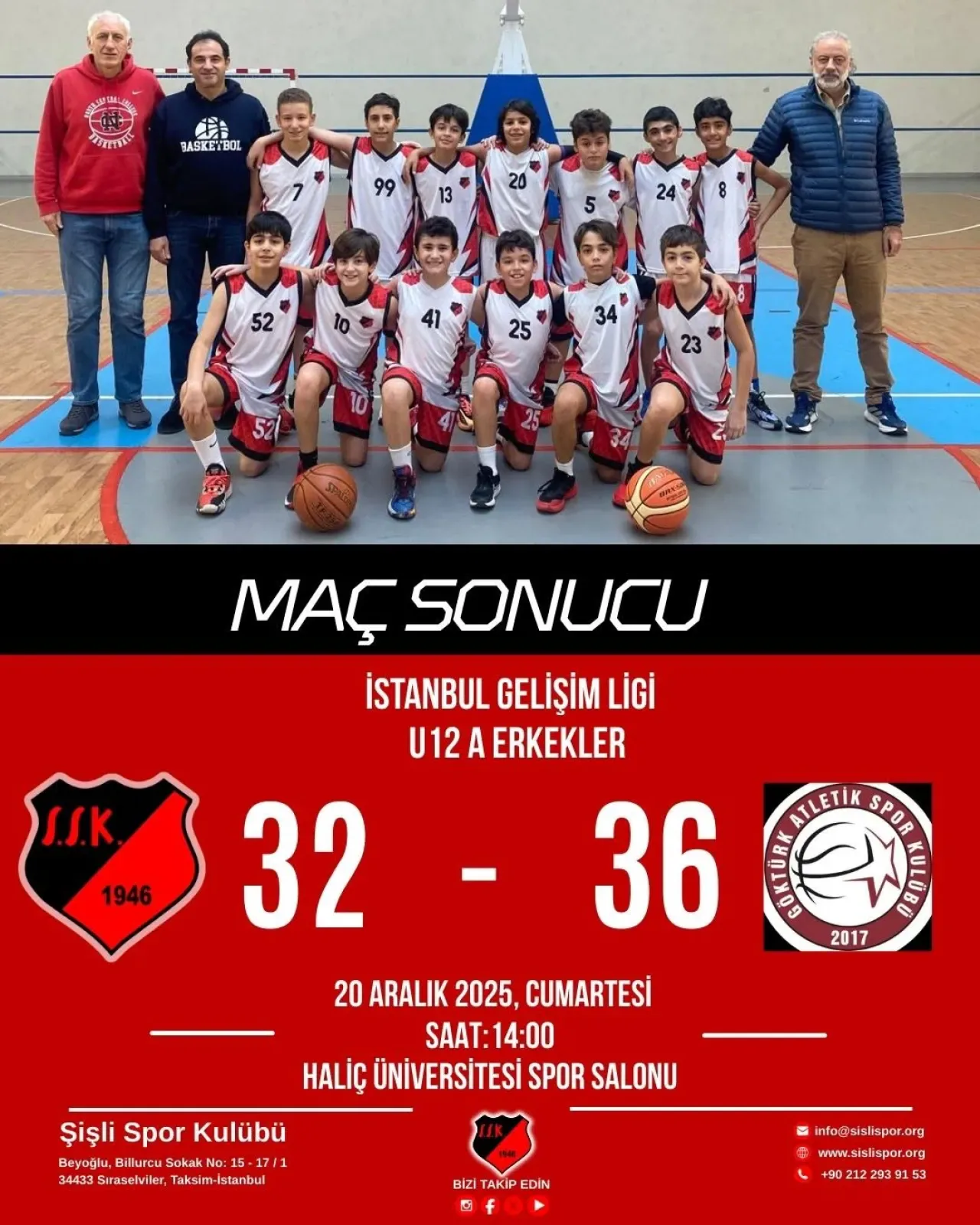 Şişli Spor Kulübü U12 Basketbol Takımı, Pizza Bulls Özel Liginde Mücadele Etti Şişli Spor Kulübü U12 Basketbol Takımı, Pizza Bulls Özel Liginde Mücadele Etti