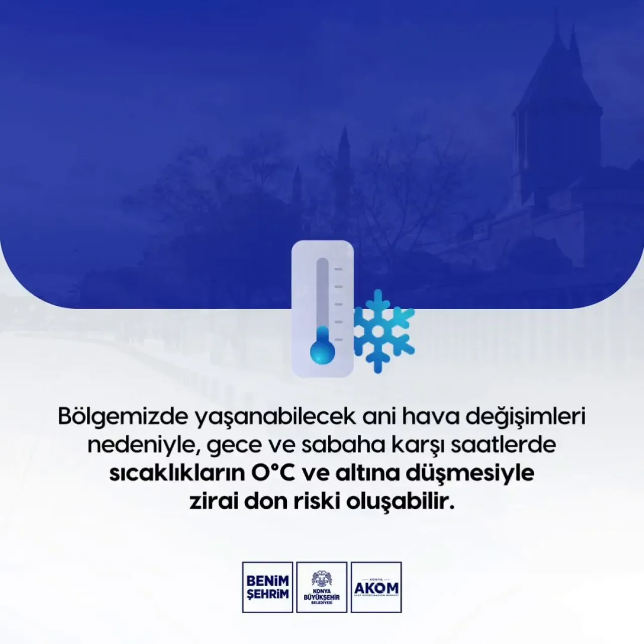 Konya'da Zirai Don Tehlikesi: Çiftçilere Kritik Uyarı Konya'da Zirai Don Tehlikesi: Çiftçilere Kritik Uyarı