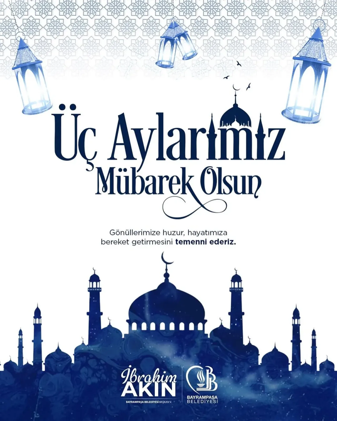 Bayrampaşa'da Mübarek Üç Aylar Başladı Bayrampaşa'da Mübarek Üç Aylar Başladı