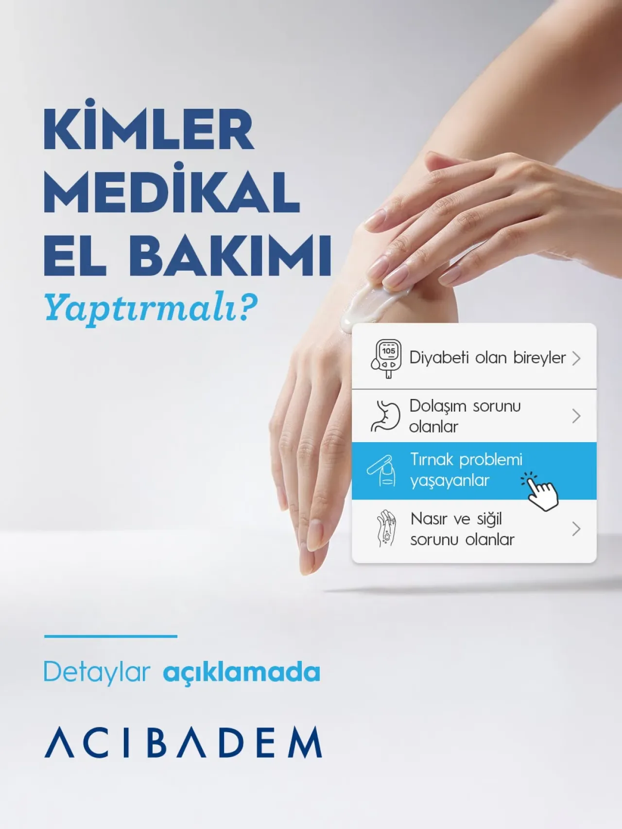 Medikal El Bakımı ile Sağlıklı Eller ve Tırnaklar Medikal El Bakımı ile Sağlıklı Eller ve Tırnaklar