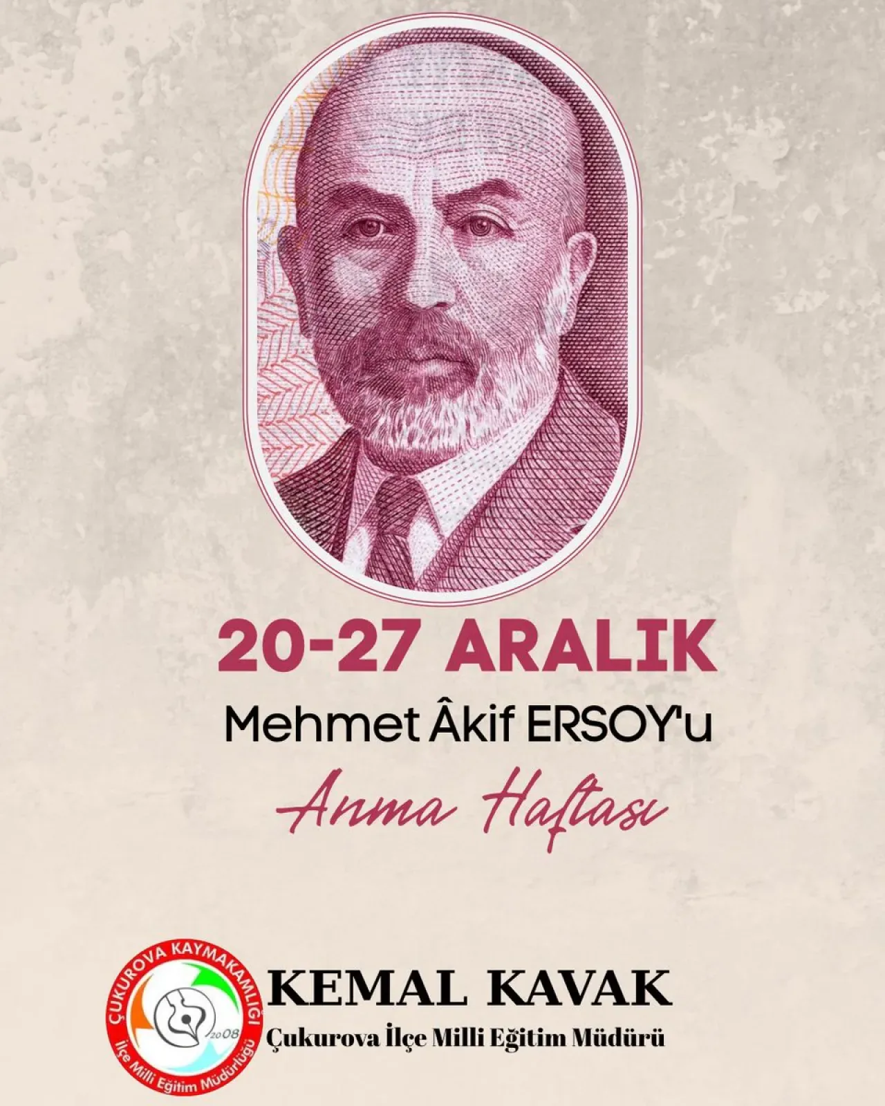Çukurova'da Mehmet Âkif Ersoy Anma Haftası Düzenlendi Çukurova'da Mehmet Âkif Ersoy Anma Haftası Düzenlendi