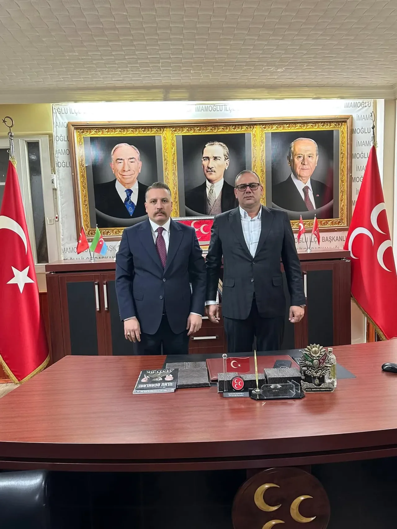 Ülkü Ocakları İmamoğlu İlçe Başkanlığı'nda Görev Devri Tamamlandı Ülkü Ocakları İmamoğlu İlçe Başkanlığı'nda Görev Devri Tamamlandı