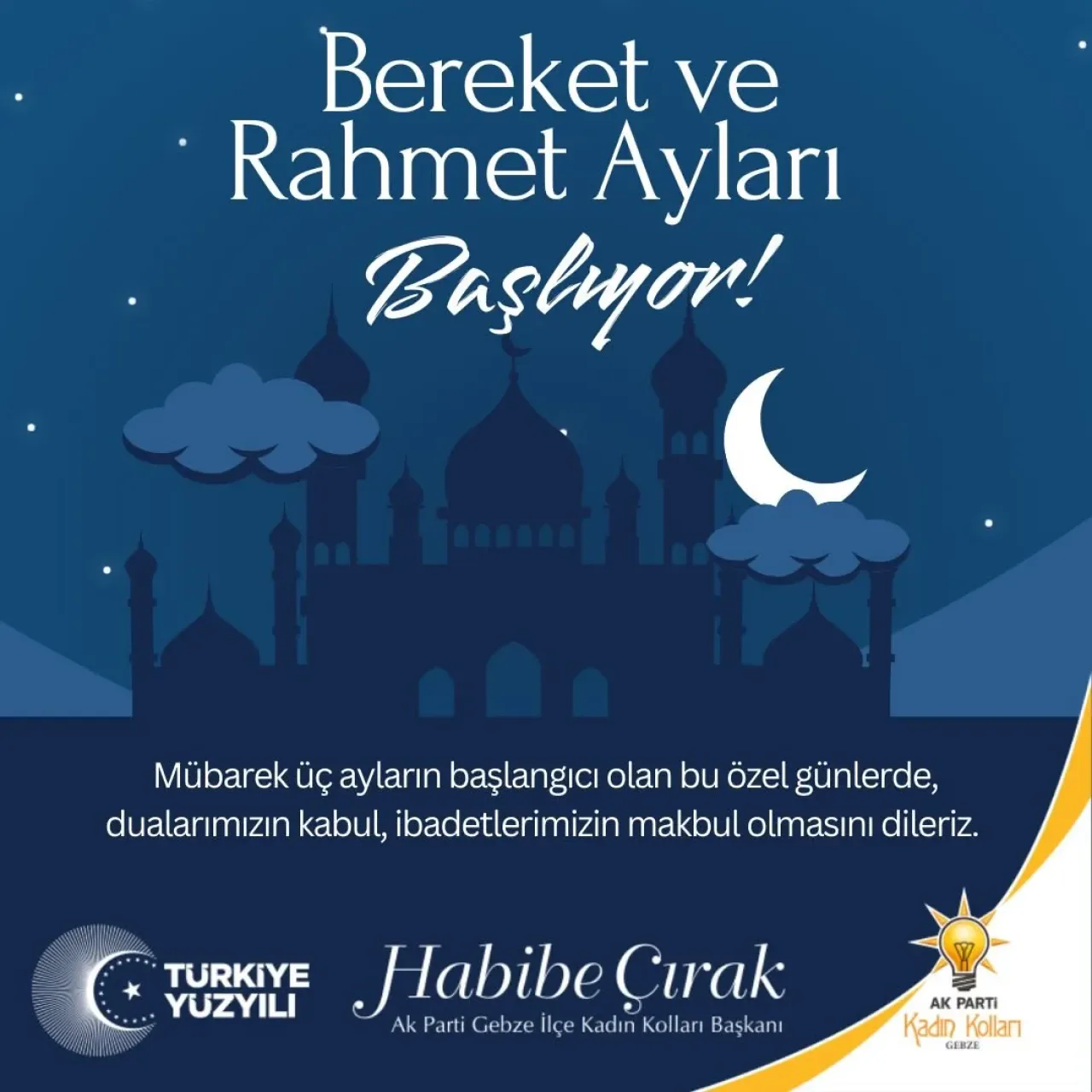 Gebzeli Kadınlar Mübarek Üç Ayların Başlangıcını Dualarla Karşıladı Gebzeli Kadınlar Mübarek Üç Ayların Başlangıcını Dualarla Karşıladı