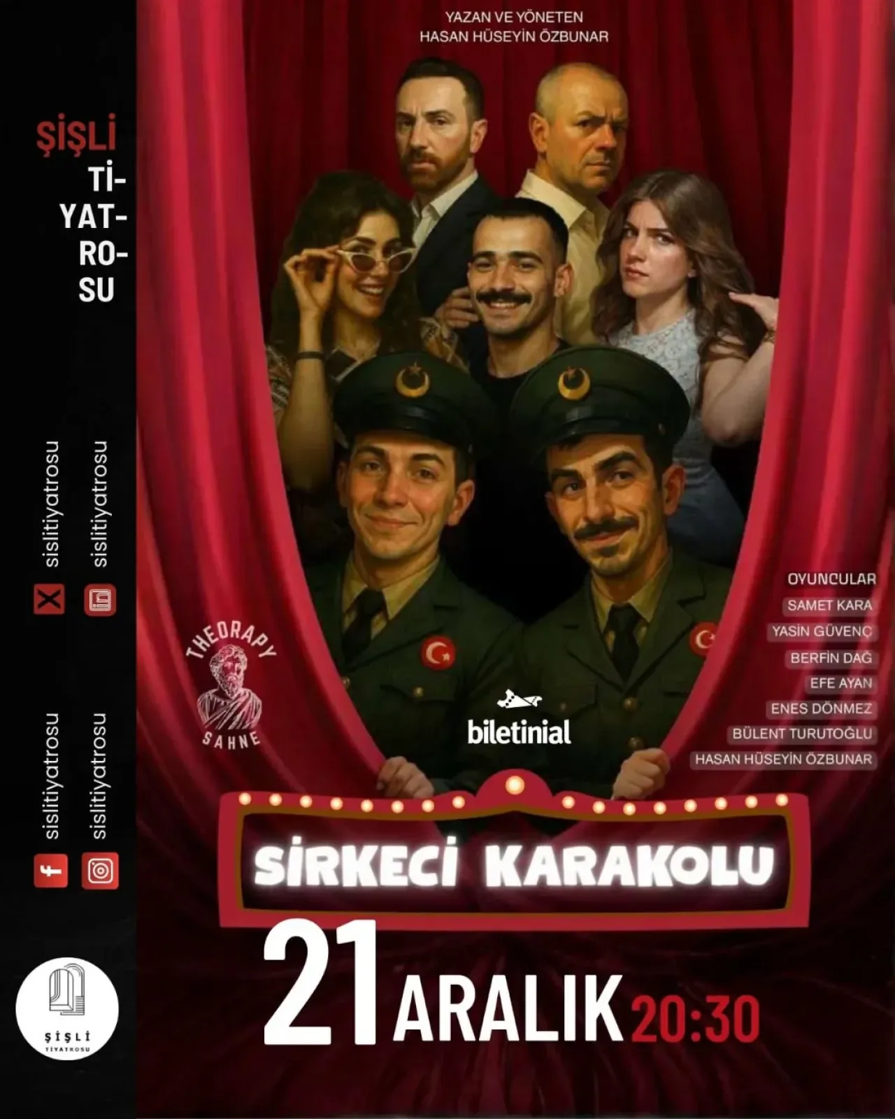 Sirkeci Karakolu, Sistem Eleştirisini Kara Mizahla Sahneye Taşıyor Sirkeci Karakolu, Sistem Eleştirisini Kara Mizahla Sahneye Taşıyor
