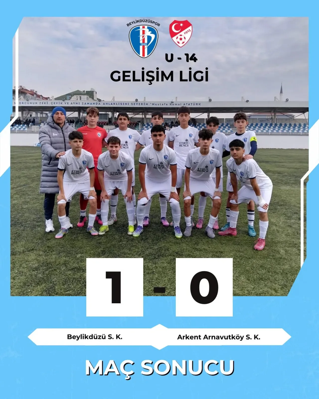 Beylikdüzü SK, U14 Gelişim Ligi'nde Sahneye Çıktı Beylikdüzü SK, U14 Gelişim Ligi'nde Sahneye Çıktı