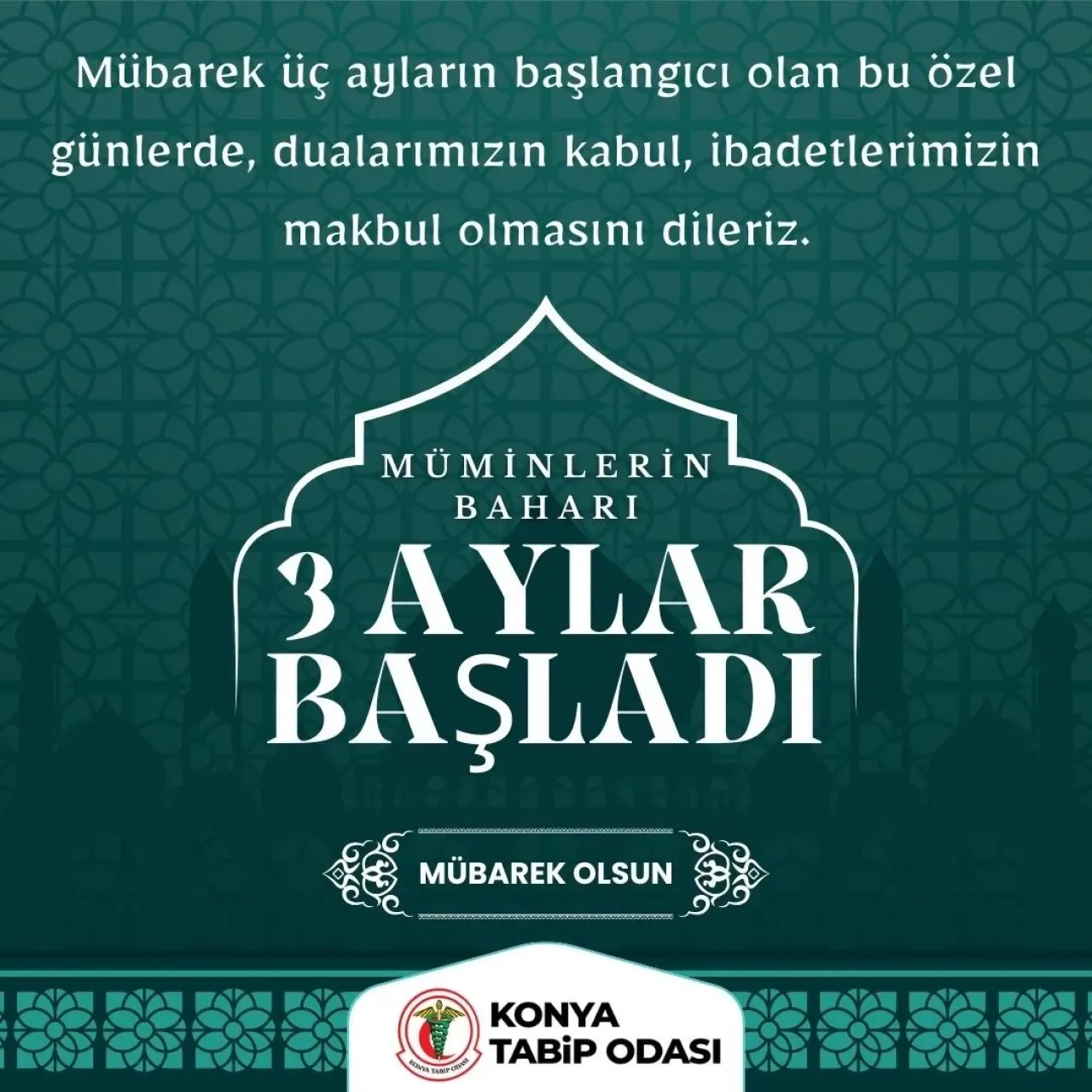 Konya'da Üç Aylar Başladı Konya'da Üç Aylar Başladı