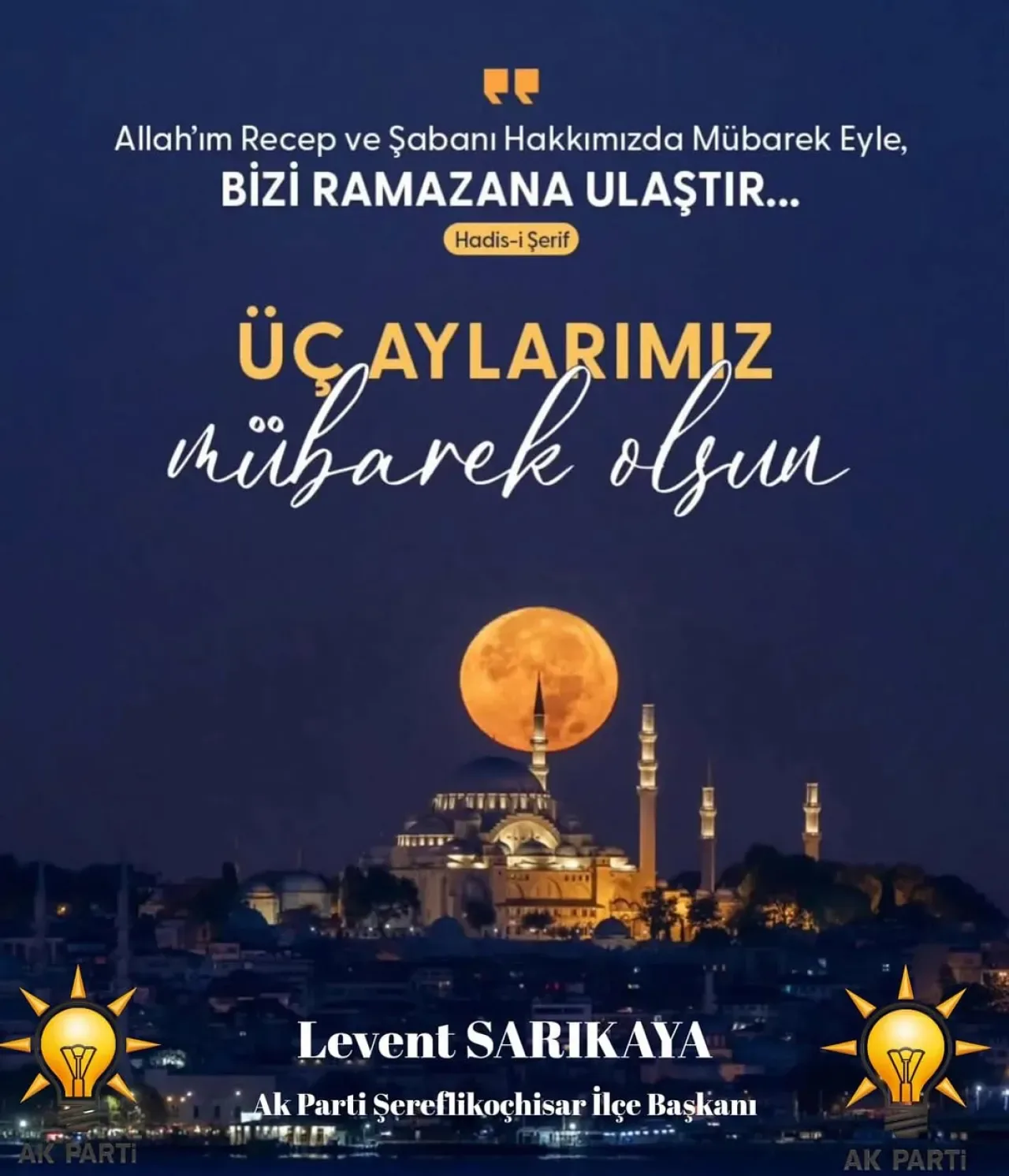 Şereflikoçhisar'da Üç Ayların Başlangıcı Şereflikoçhisar'da Üç Ayların Başlangıcı