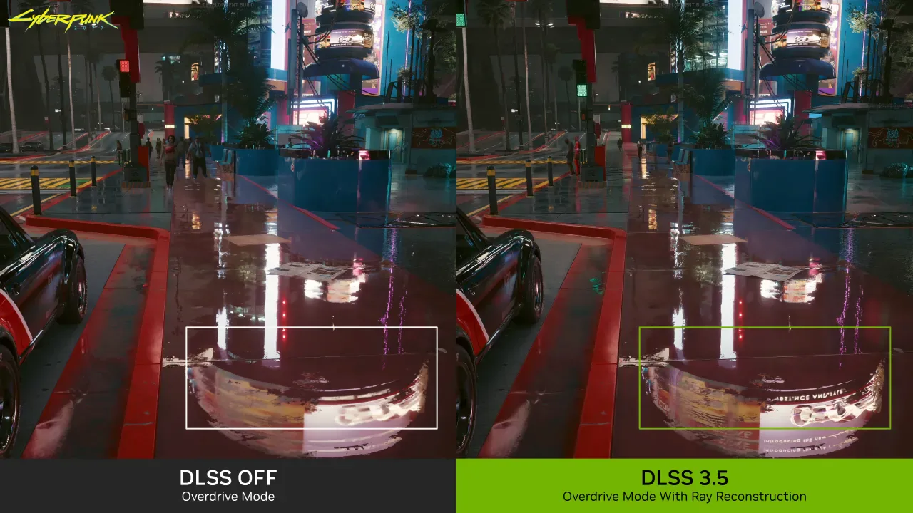 DLSS 3.7, Cyberpunk 2077'de Sokak Işığı Yansımalarında Gerçekçilik Patlaması Yaşatıyor DLSS 3.7, Cyberpunk 2077'de Sokak Işığı Yansımalarında Gerçekçilik Patlaması Yaşatıyor