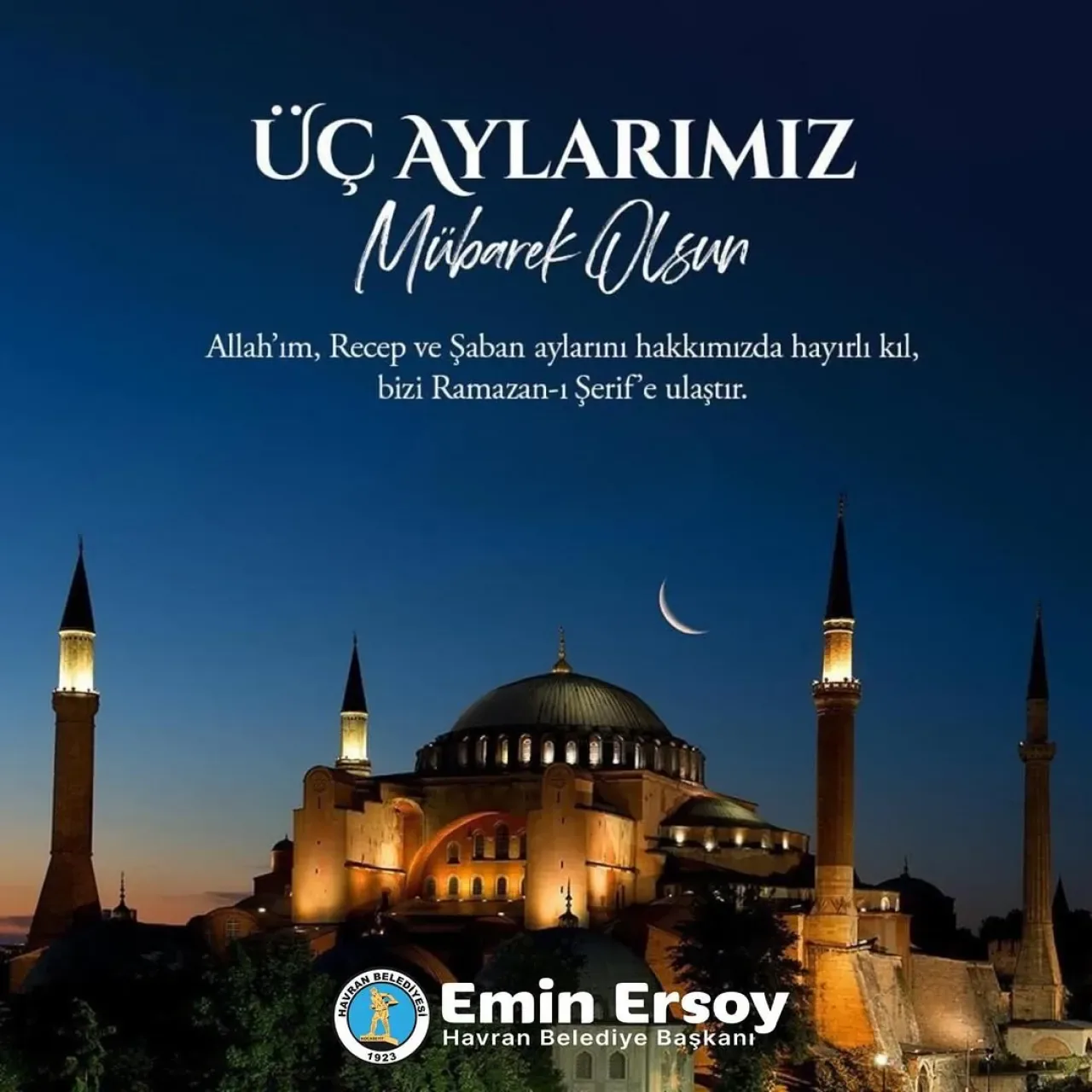 Havran'da Üç Ayların Başlamasıyla Huzur ve Bereket Dönemi Havran'da Üç Ayların Başlamasıyla Huzur ve Bereket Dönemi