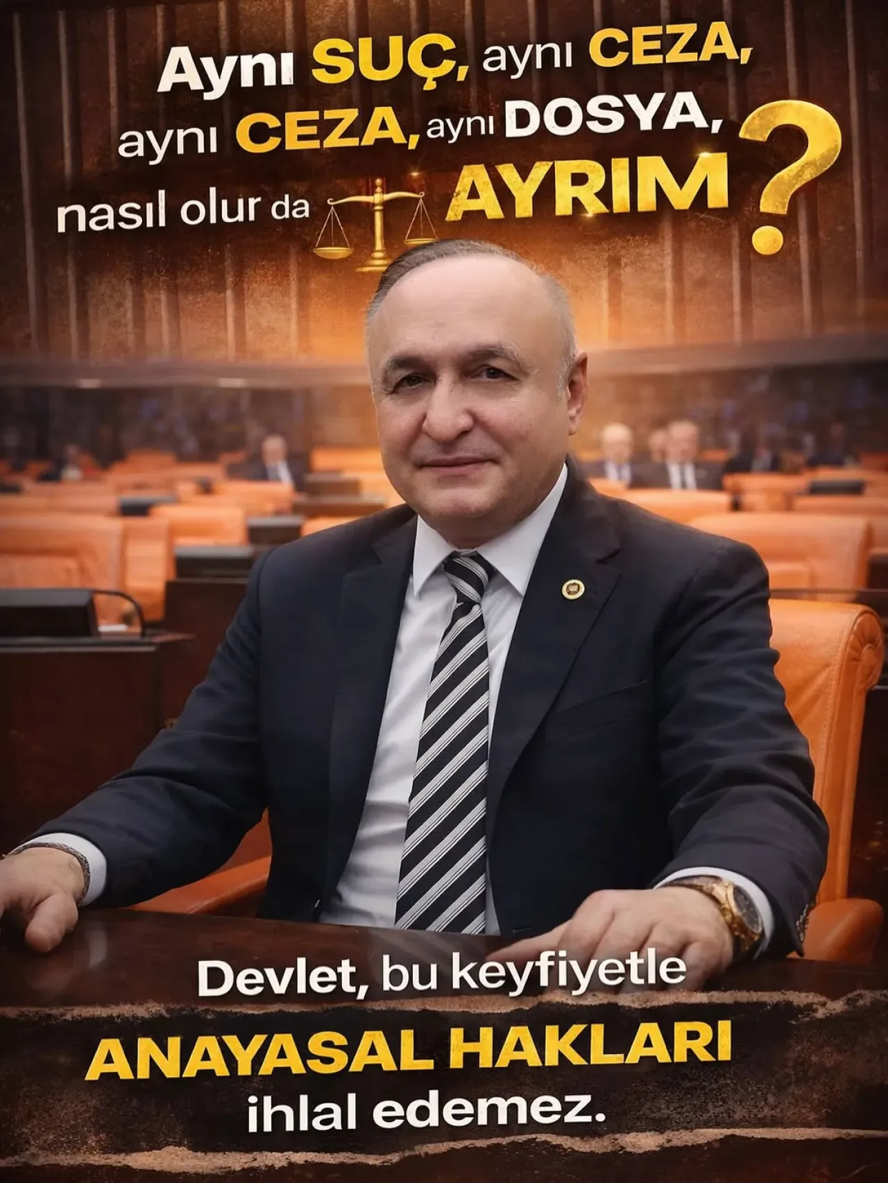 Milletvekili Meriç'ten İnfaz Eşitliği Uyarısı: Aynı Cezaya Farklı Uygulama Eleştirisi Milletvekili Meriç'ten İnfaz Eşitliği Uyarısı: Aynı Cezaya Farklı Uygulama Eleştirisi