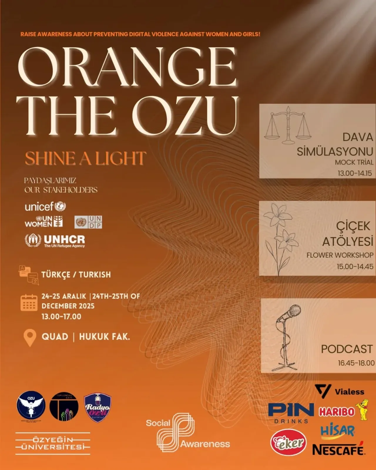 Dijital Şiddetle Mücadele İçin "Orange The OZU" Hareketi Başlatıldı Dijital Şiddetle Mücadele İçin "Orange The OZU" Hareketi Başlatıldı