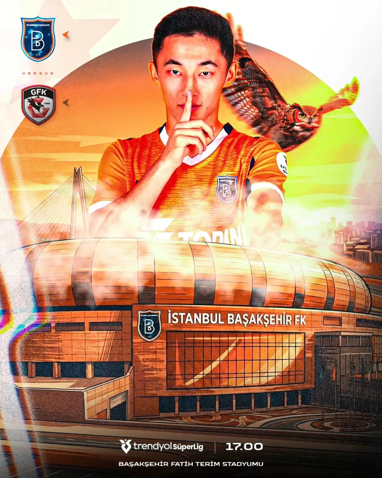 Başakşehir, Süper Lig'in 17. Haftasında Gaziantep FK'yu Ağırlayacak Başakşehir, Süper Lig'in 17. Haftasında Gaziantep FK'yu Ağırlayacak