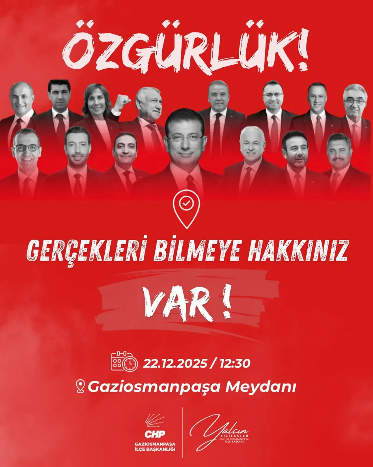 CHP'den 39 İlçede Eş Zamanlı Basın Açıklaması CHP'den 39 İlçede Eş Zamanlı Basın Açıklaması