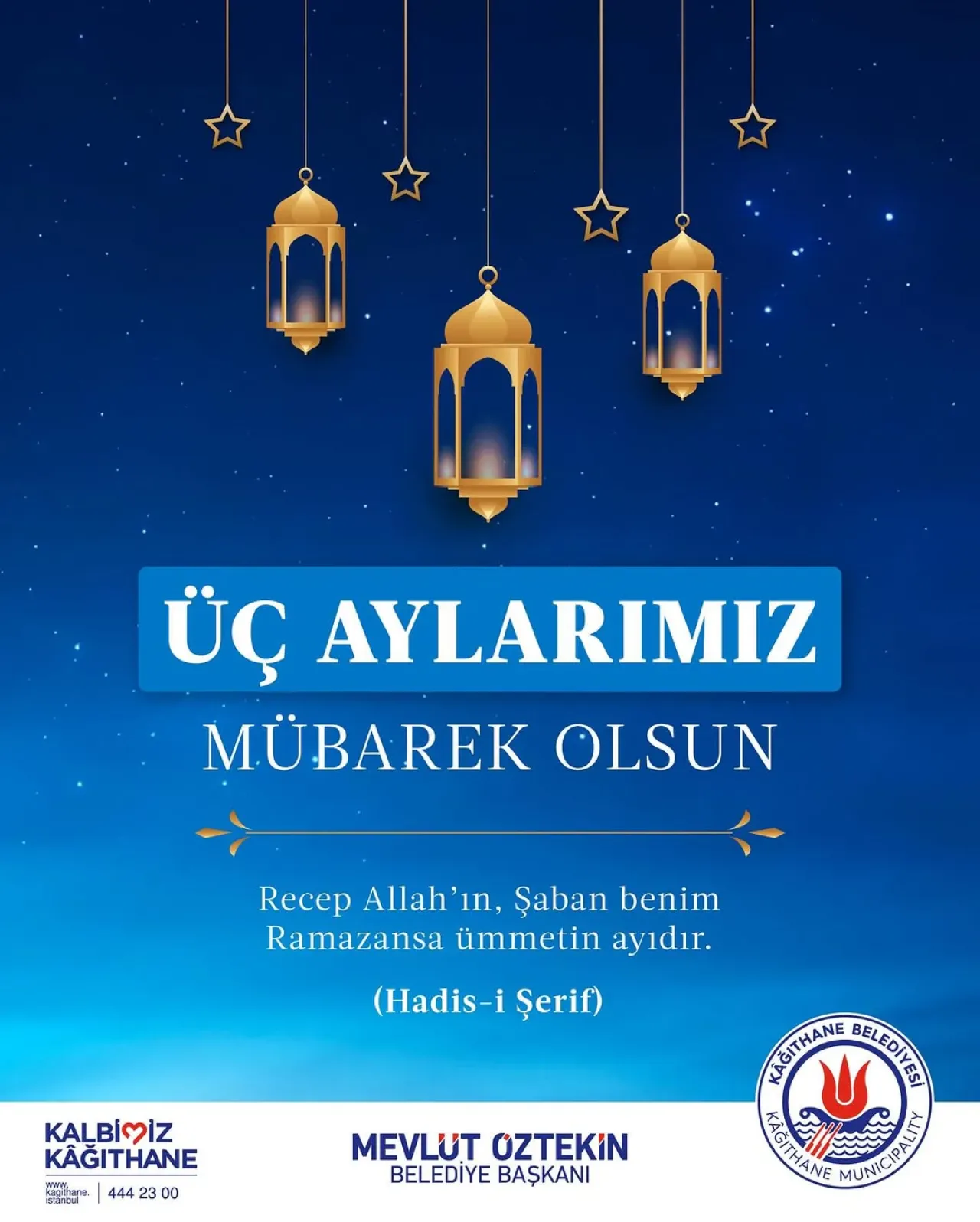 Kâğıthane'de Üç Aylar'ın Başlangıcı Dualarla Karşılandı Kâğıthane'de Üç Aylar'ın Başlangıcı Dualarla Karşılandı