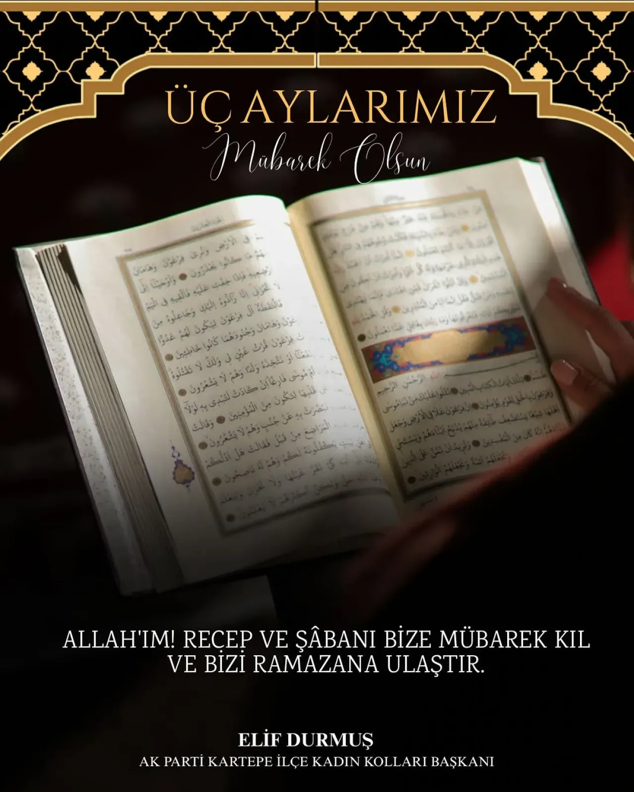AK Parti Kartepe Kadın Kolları, Recep ve Şaban Ayları İçin Dua Etkinliği Düzenledi AK Parti Kartepe Kadın Kolları, Recep ve Şaban Ayları İçin Dua Etkinliği Düzenledi