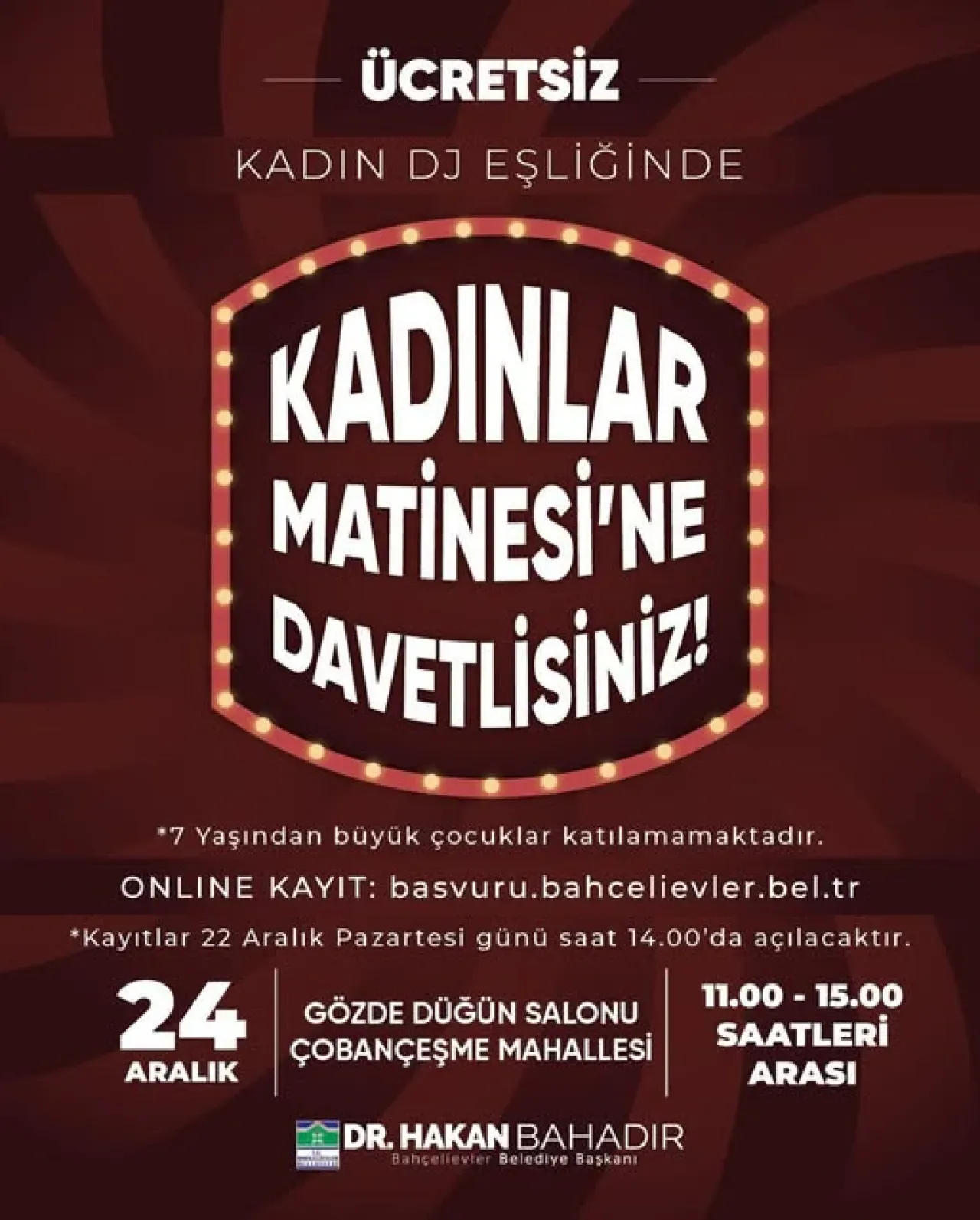 Bahçelievler'de Kadınlar İçin Özel Matine: Müzik ve Eğlence Dolu Bir Gün Bahçelievler'de Kadınlar İçin Özel Matine: Müzik ve Eğlence Dolu Bir Gün