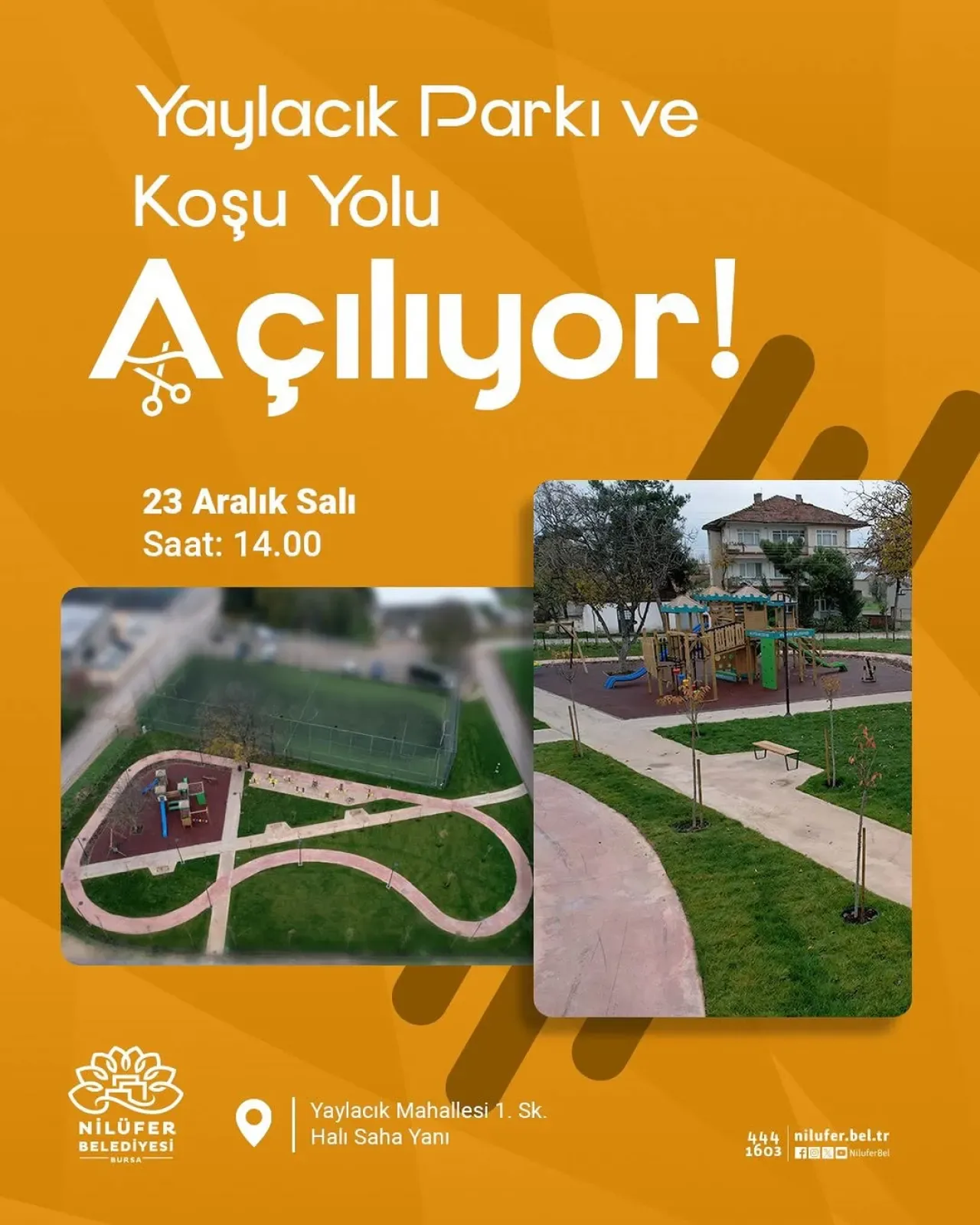 Bursa'da Yeni Yaşam Alanı: Yaylacık Parkı ve Koşu Yolu Açılıyor Bursa'da Yeni Yaşam Alanı: Yaylacık Parkı ve Koşu Yolu Açılıyor