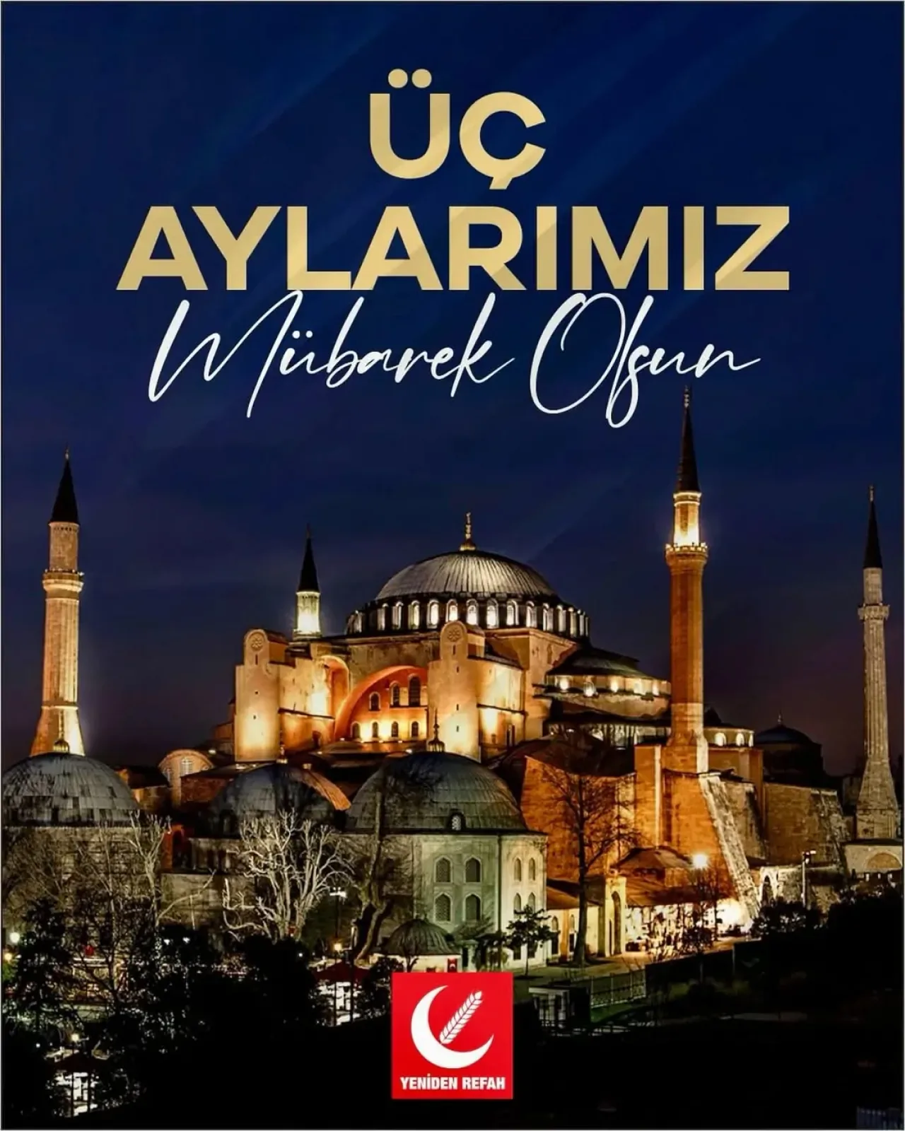 Yeniden Refah Partisi'nden Üç Aylar Mesajı: "Birlik ve Beraberlik Getirmesini Diliyoruz" Yeniden Refah Partisi'nden Üç Aylar Mesajı: "Birlik ve Beraberlik Getirmesini Diliyoruz"