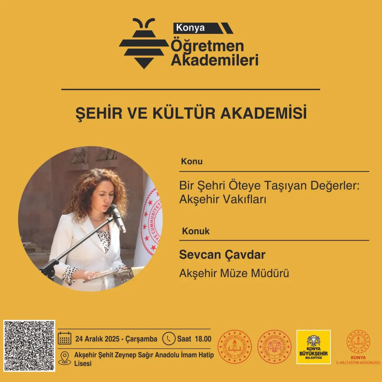 Konya Öğretmen Akademileri'nin Bu Haftaki Programı Açıklandı Konya Öğretmen Akademileri'nin Bu Haftaki Programı Açıklandı