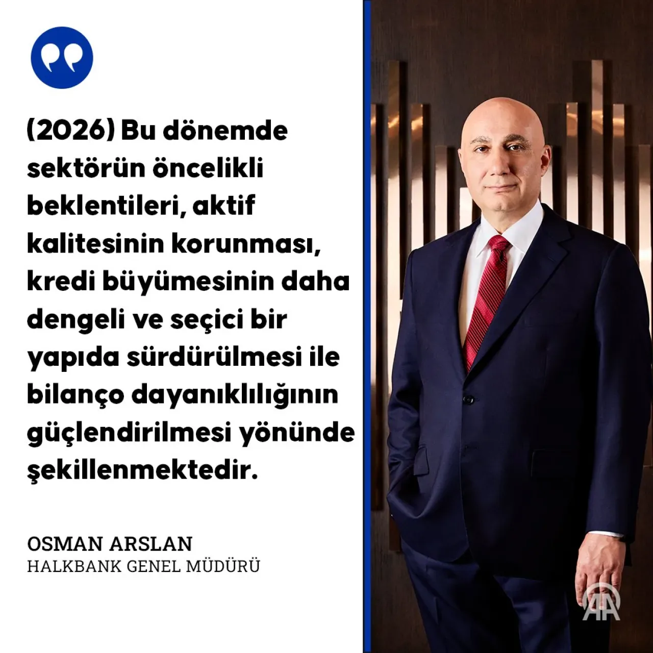 Halkbank Genel Müdürü Arslan, 2024 Yılı İçin Dengeli Kredi Büyümesi Öngörüyor Halkbank Genel Müdürü Arslan, 2024 Yılı İçin Dengeli Kredi Büyümesi Öngörüyor