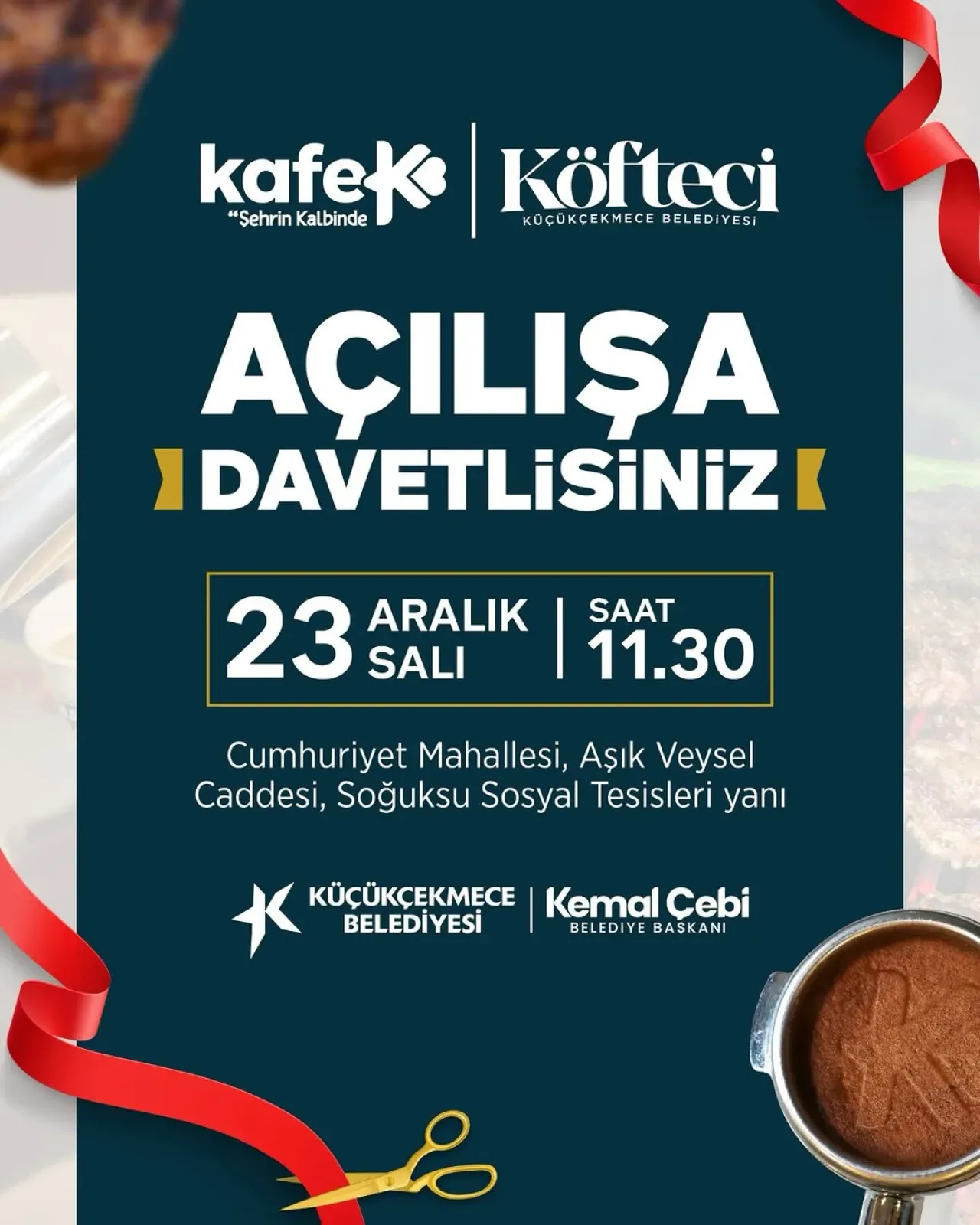 Küçükçekmece'de Yeni Açılan Köfteci ve Kafe Vatandaşların Hizmetinde Küçükçekmece'de Yeni Açılan Köfteci ve Kafe Vatandaşların Hizmetinde