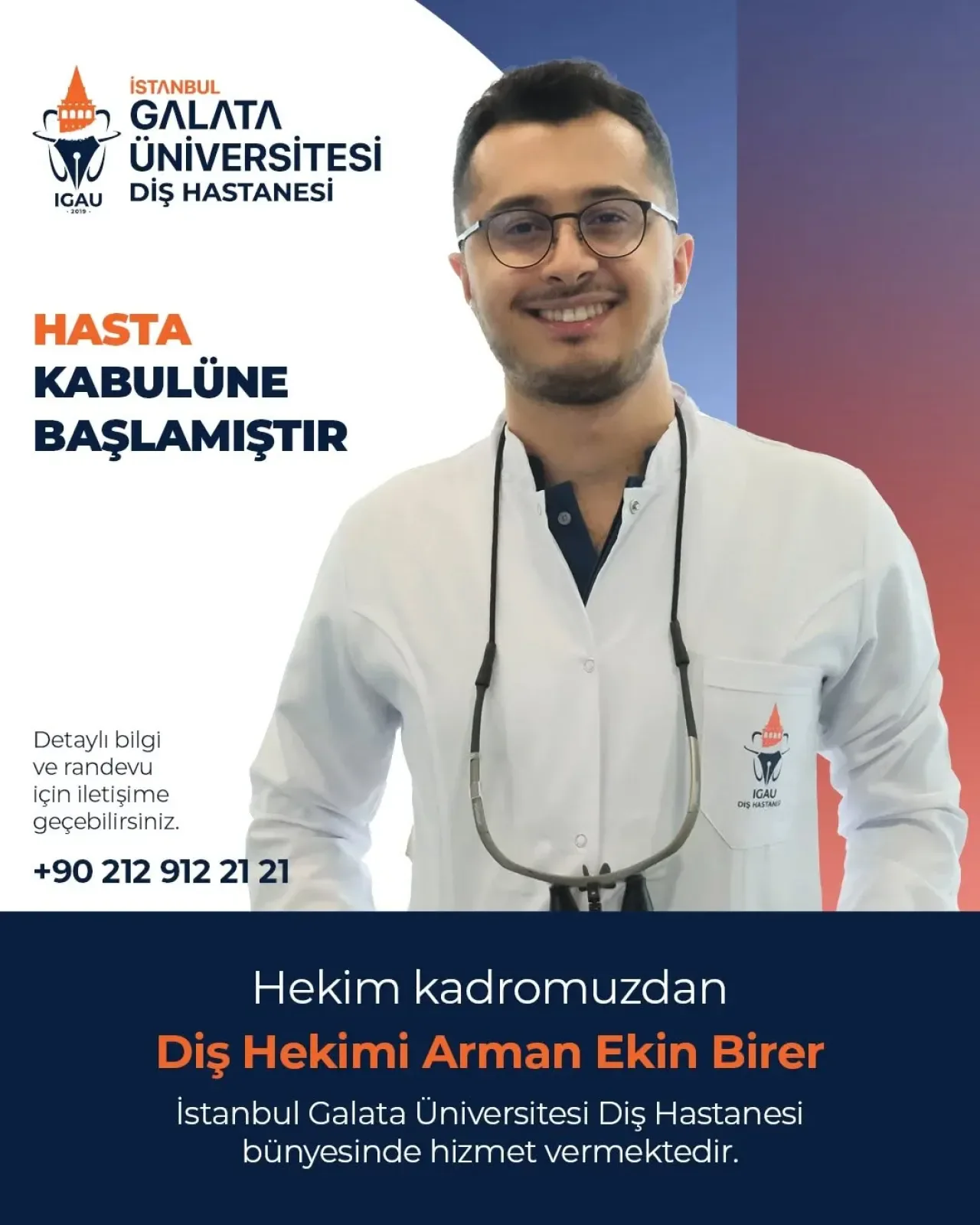 İstanbul Galata Üniversitesi Diş Hastanesi'ne Yeni Diş Hekimi İstanbul Galata Üniversitesi Diş Hastanesi'ne Yeni Diş Hekimi