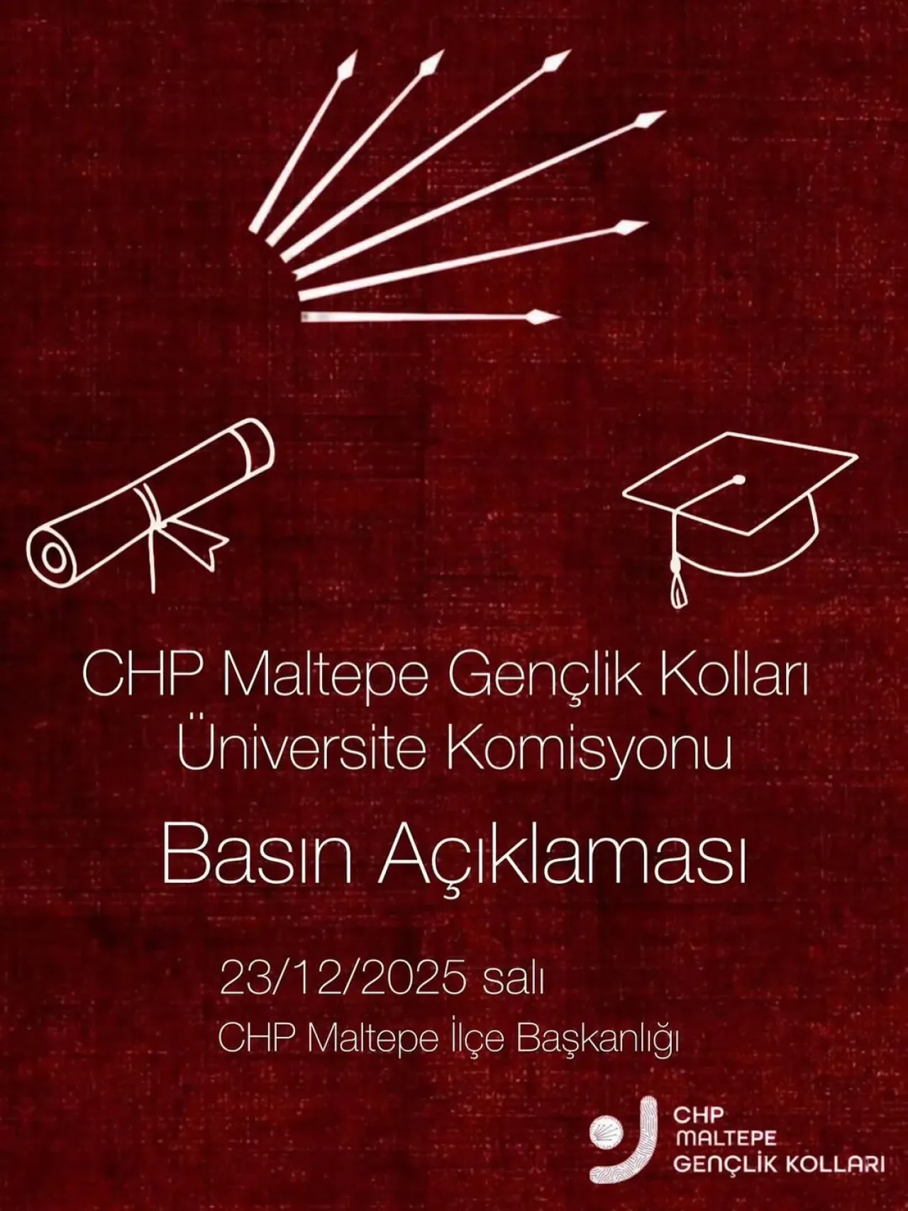 CHP Maltepe Gençlik Kolları Üniversiteliler İçin Basın Açıklaması Düzenliyor CHP Maltepe Gençlik Kolları Üniversiteliler İçin Basın Açıklaması Düzenliyor