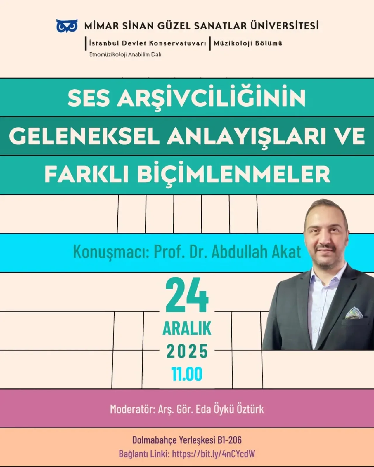 Ses Arşivciliğinin Dünü ve Bugünü Mimar Sinan Üniversitesi'nde Masaya Yatırılıyor Ses Arşivciliğinin Dünü ve Bugünü Mimar Sinan Üniversitesi'nde Masaya Yatırılıyor