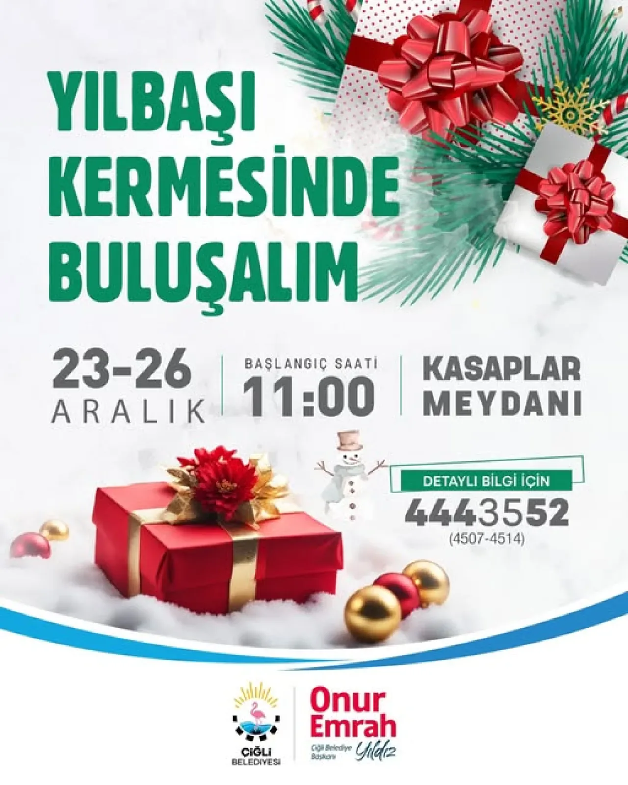 İzmir Çiğli'de Yılbaşı Alışverişi İçin Kermes Heyecanı İzmir Çiğli'de Yılbaşı Alışverişi İçin Kermes Heyecanı