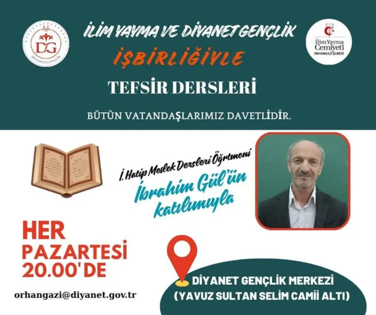 Bursa Orhangazi Müftülüğü Tüm Vatandaşları Davet Ediyor Bursa Orhangazi Müftülüğü Tüm Vatandaşları Davet Ediyor