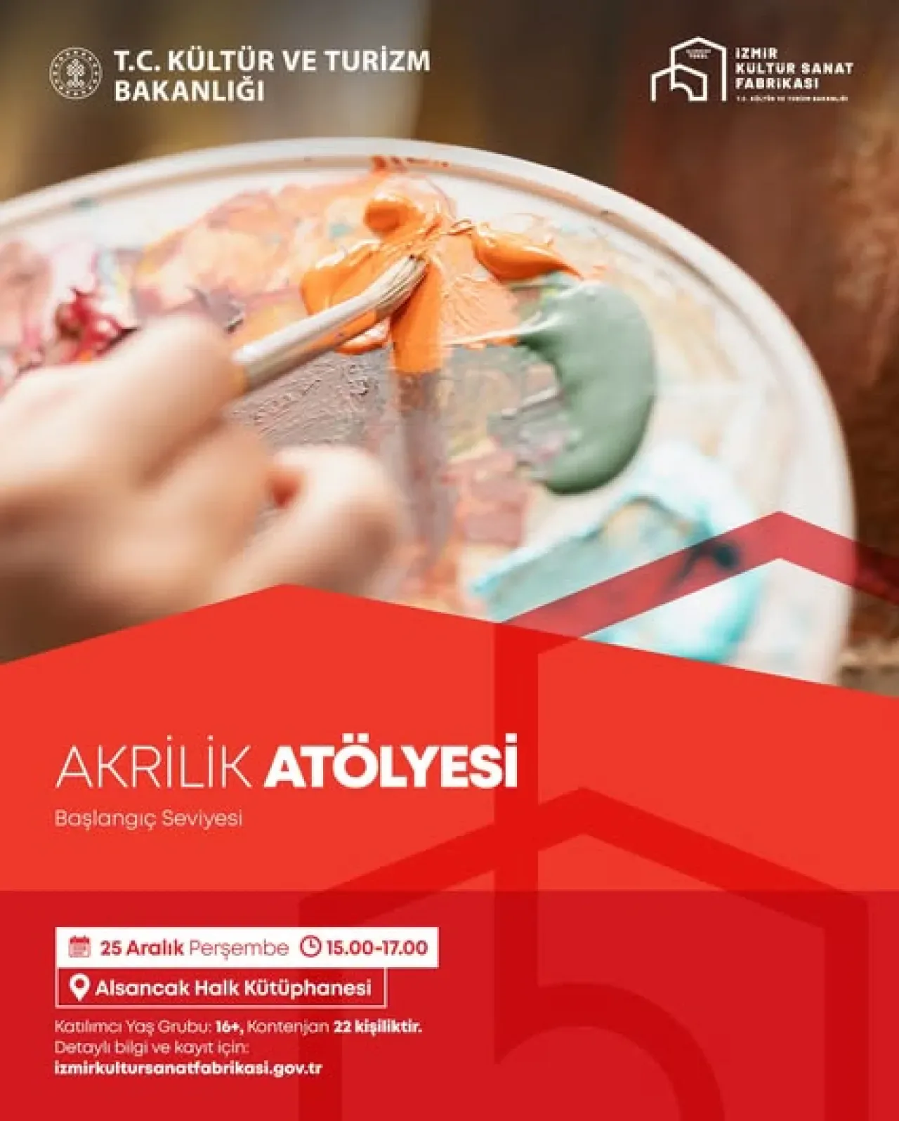 İzmir Kültür Sanat Fabrikası'nda Bu Hafta Sanat Dolu Etkinlikler İzmir Kültür Sanat Fabrikası'nda Bu Hafta Sanat Dolu Etkinlikler
