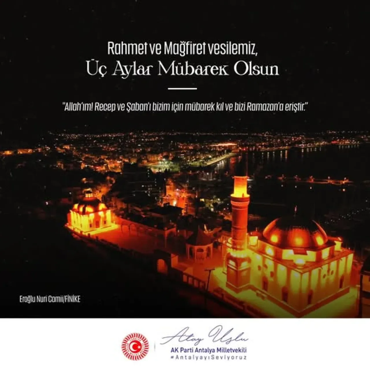 Üç Aylar'ın Başlangıcı Mübarek Oluyor Üç Aylar'ın Başlangıcı Mübarek Oluyor