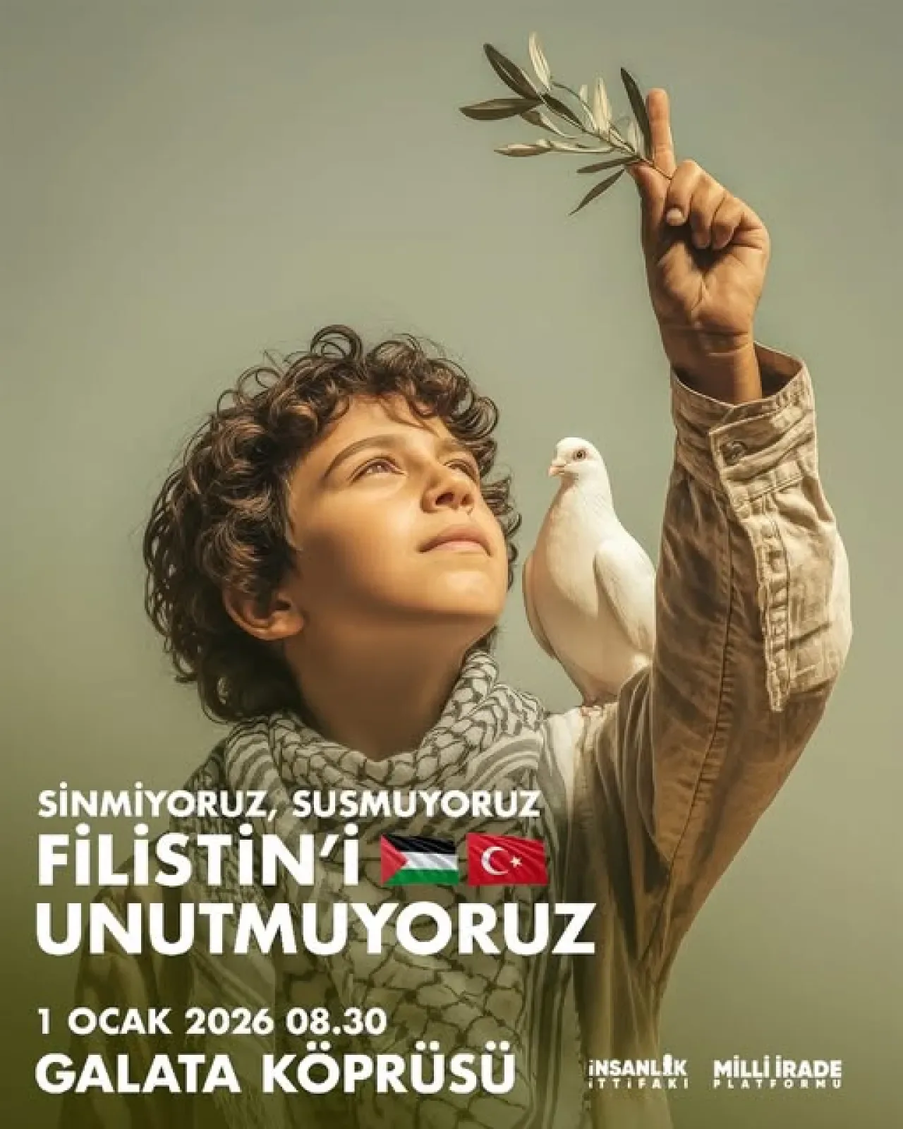 TÜGVA Başakşehir'den Yılbaşında Filistin İçin Anlamlı Etkinlik TÜGVA Başakşehir'den Yılbaşında Filistin İçin Anlamlı Etkinlik
