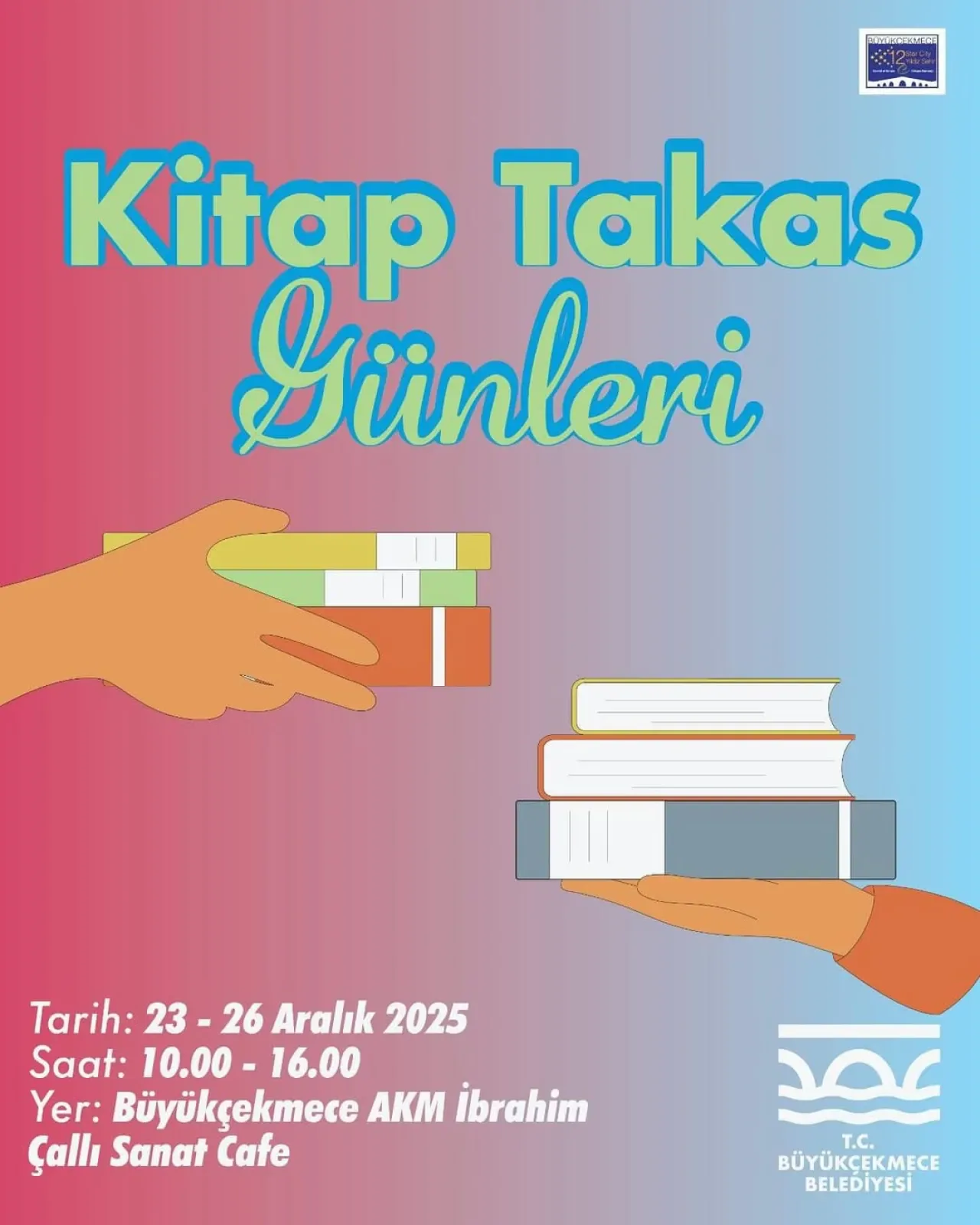 Büyükçekmece'de Kitap Takas Günleri Başlıyor Büyükçekmece'de Kitap Takas Günleri Başlıyor