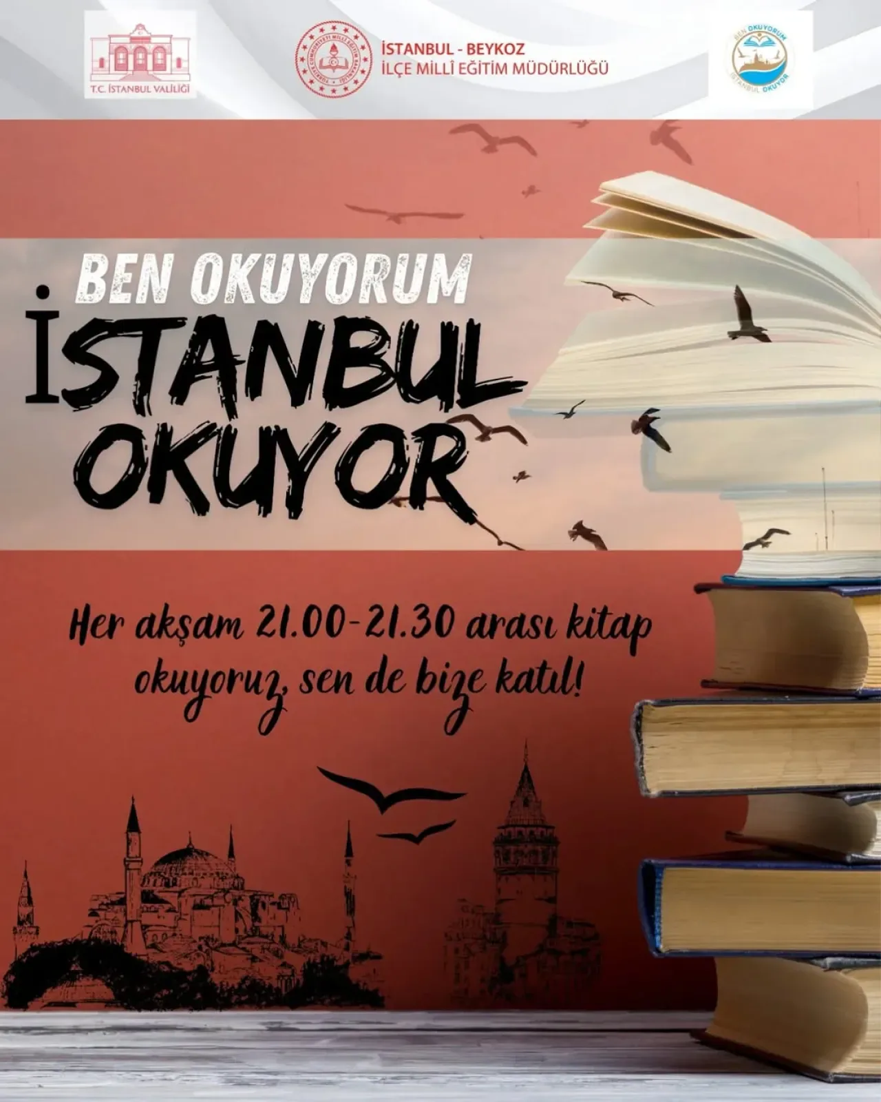 Beykoz'da Her Akşam Kitap Okuma Saati Başlıyor Beykoz'da Her Akşam Kitap Okuma Saati Başlıyor
