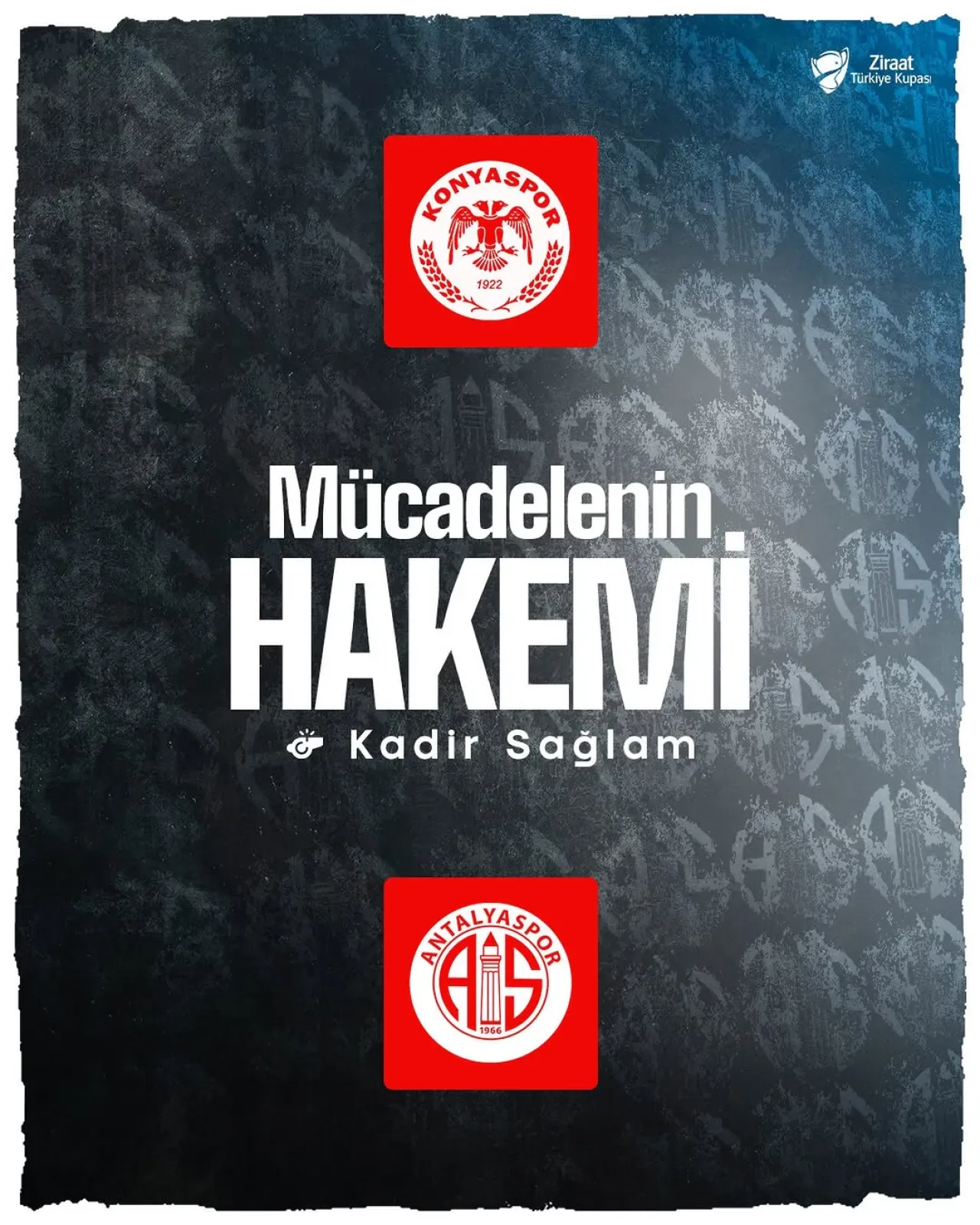 Antalyaspor'un Ziraat Türkiye Kupası'ndaki Konyaspor Maçının Hakem Heyeti Belli Oldu Antalyaspor'un Ziraat Türkiye Kupası'ndaki Konyaspor Maçının Hakem Heyeti Belli Oldu