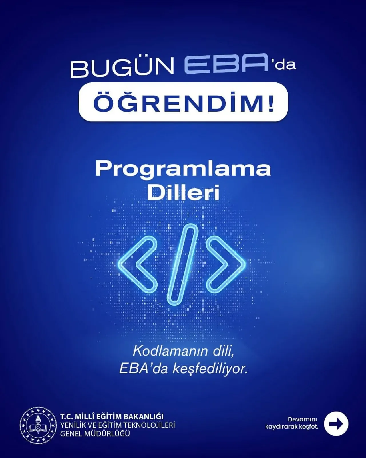 EBA, Öğrencilere Programlama Dünyasının Kapılarını Açıyor EBA, Öğrencilere Programlama Dünyasının Kapılarını Açıyor
