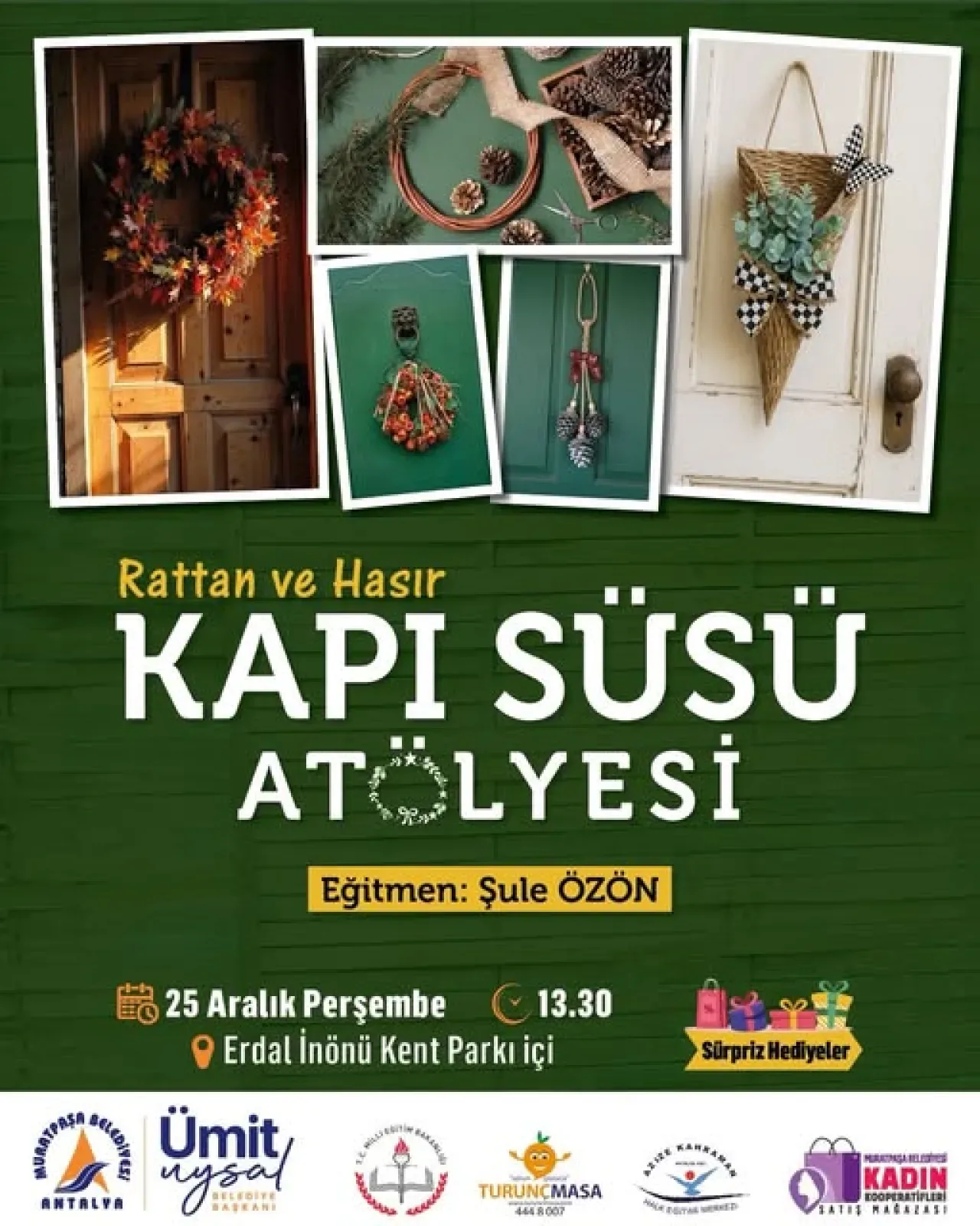 Antalya'da El Sanatlarına İlgi Arttı: Muratpaşa Belediyesi Rattan Atölyesi Düzenliyor Antalya'da El Sanatlarına İlgi Arttı: Muratpaşa Belediyesi Rattan Atölyesi Düzenliyor