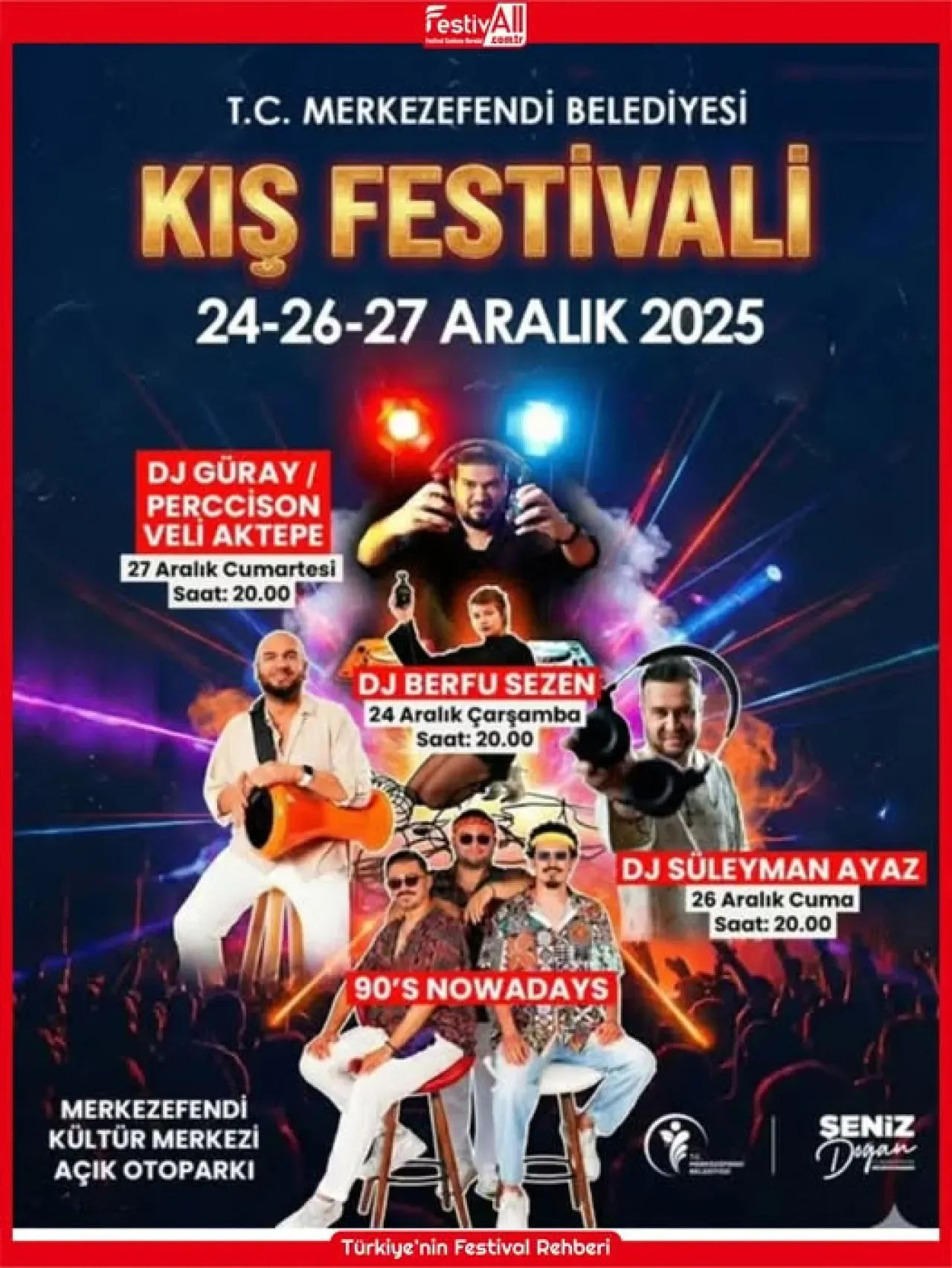 Merkezefendi'de Kış Festivali ile Müzik Dolu Üç Gün Merkezefendi'de Kış Festivali ile Müzik Dolu Üç Gün