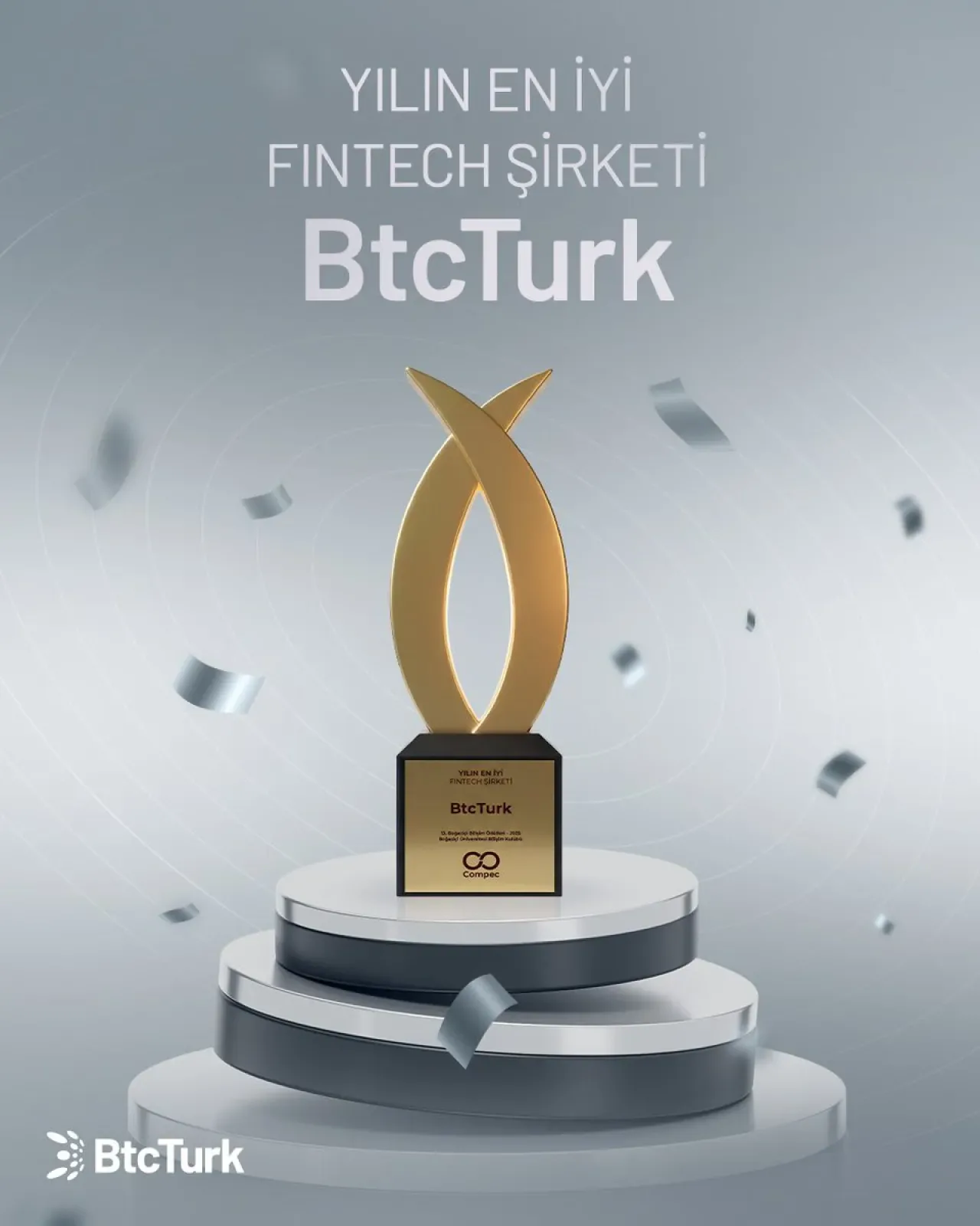 BtcTurk, Boğaziçi Bilişim Ödülleri'nde Yılın FinTech Şirketi Seçildi BtcTurk, Boğaziçi Bilişim Ödülleri'nde Yılın FinTech Şirketi Seçildi